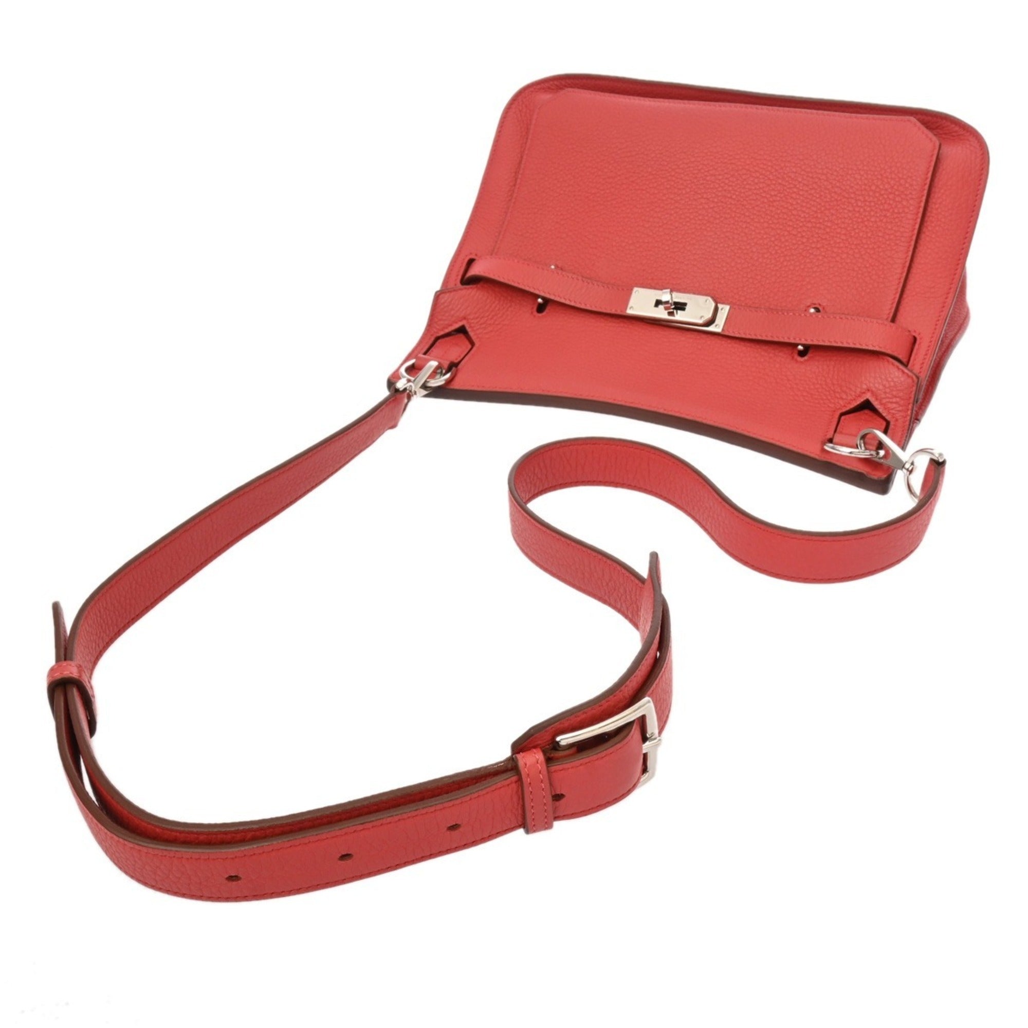 Hermes Bougainvillier Taurillon Clemence Leather Shoulder Bag (Pre-Owned)