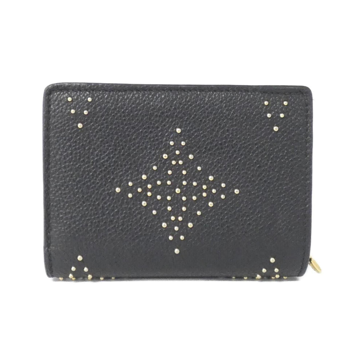 Louis Vuitton Black Leather Wallet (Bi-Fold) (Pre-Owned)
