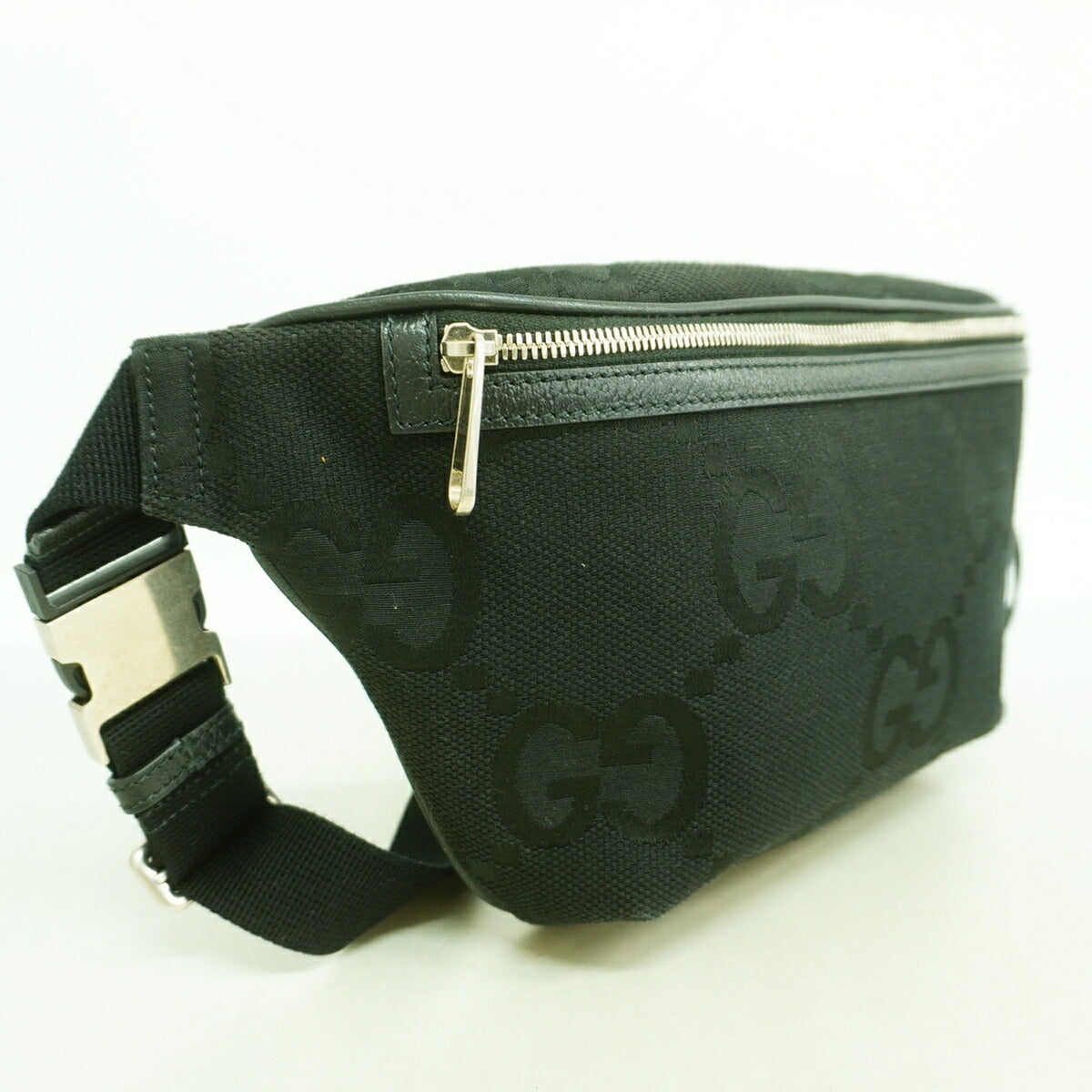 Gucci Black Canvas Sling Bag (Pre-Owned)