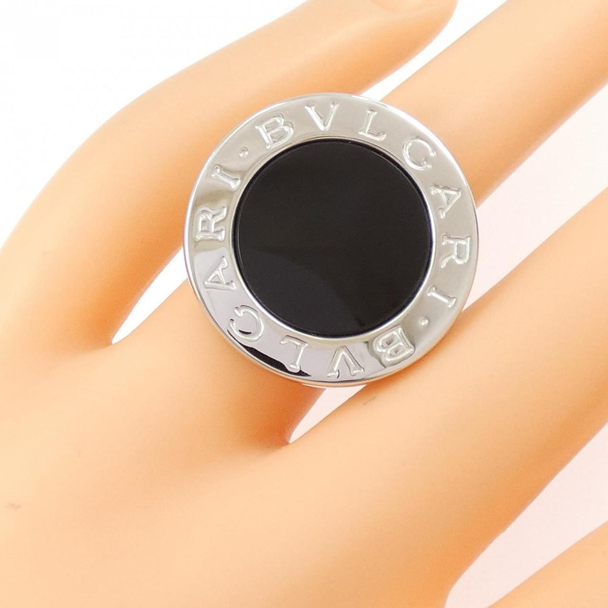 Bvlgari Bvlgari Bvlgari White Gold (18K) Band Ring (Pre-Owned)