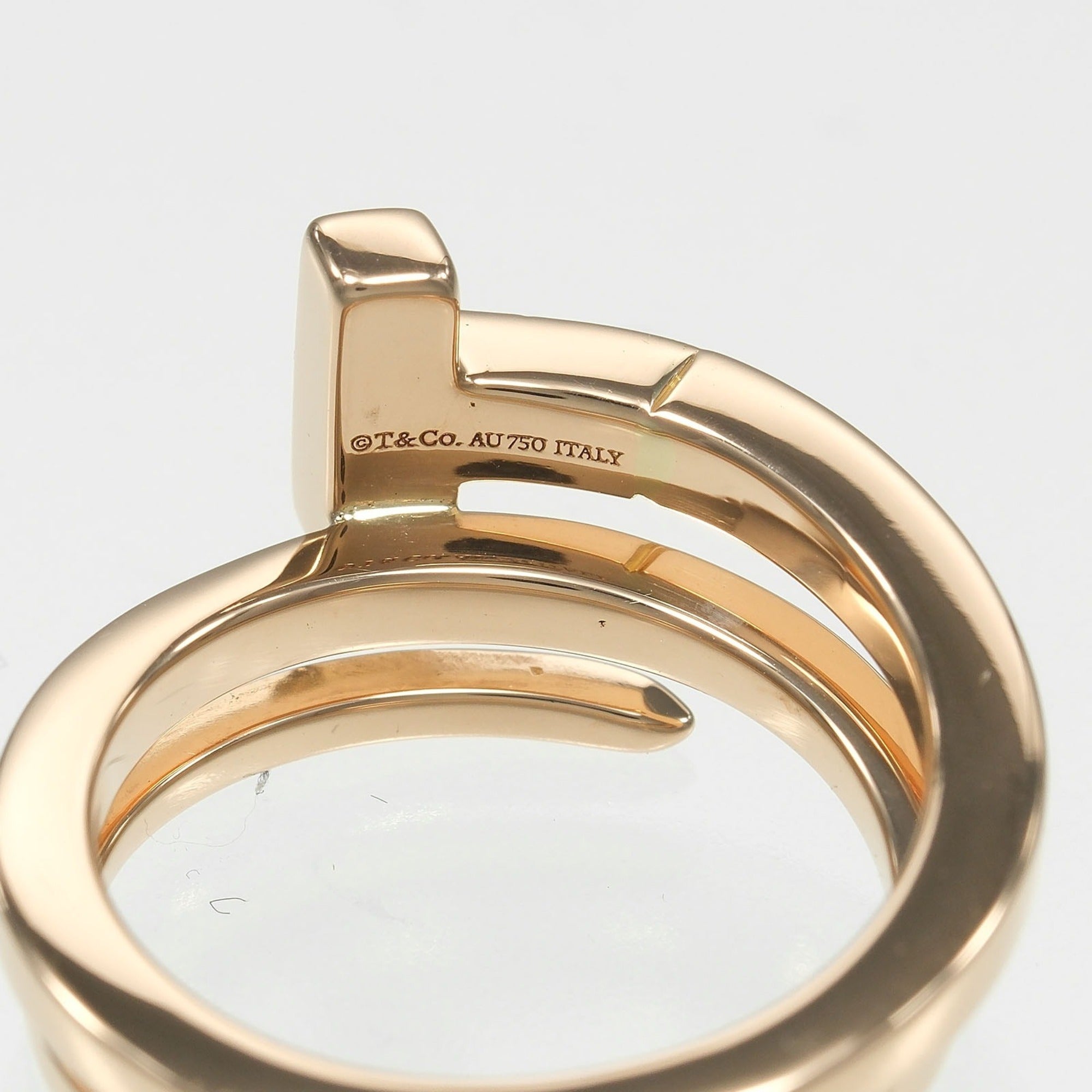 Tiffany Pink Gold (18K) Band Ring (Pre-Owned)