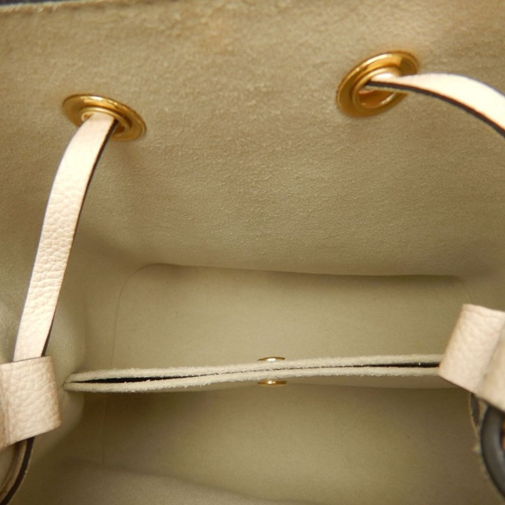 Louis Vuitton Monogram Empreinte Cream Saffron Monogram Empreinte Shoulder Bag (Pre-Owned)