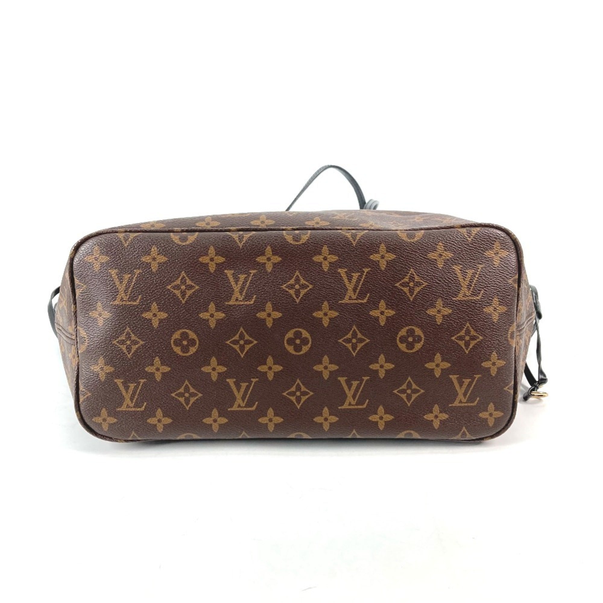 Louis Vuitton Black Brown Monogram Shoulder Bag Tote Bag (Pre-Owned)
