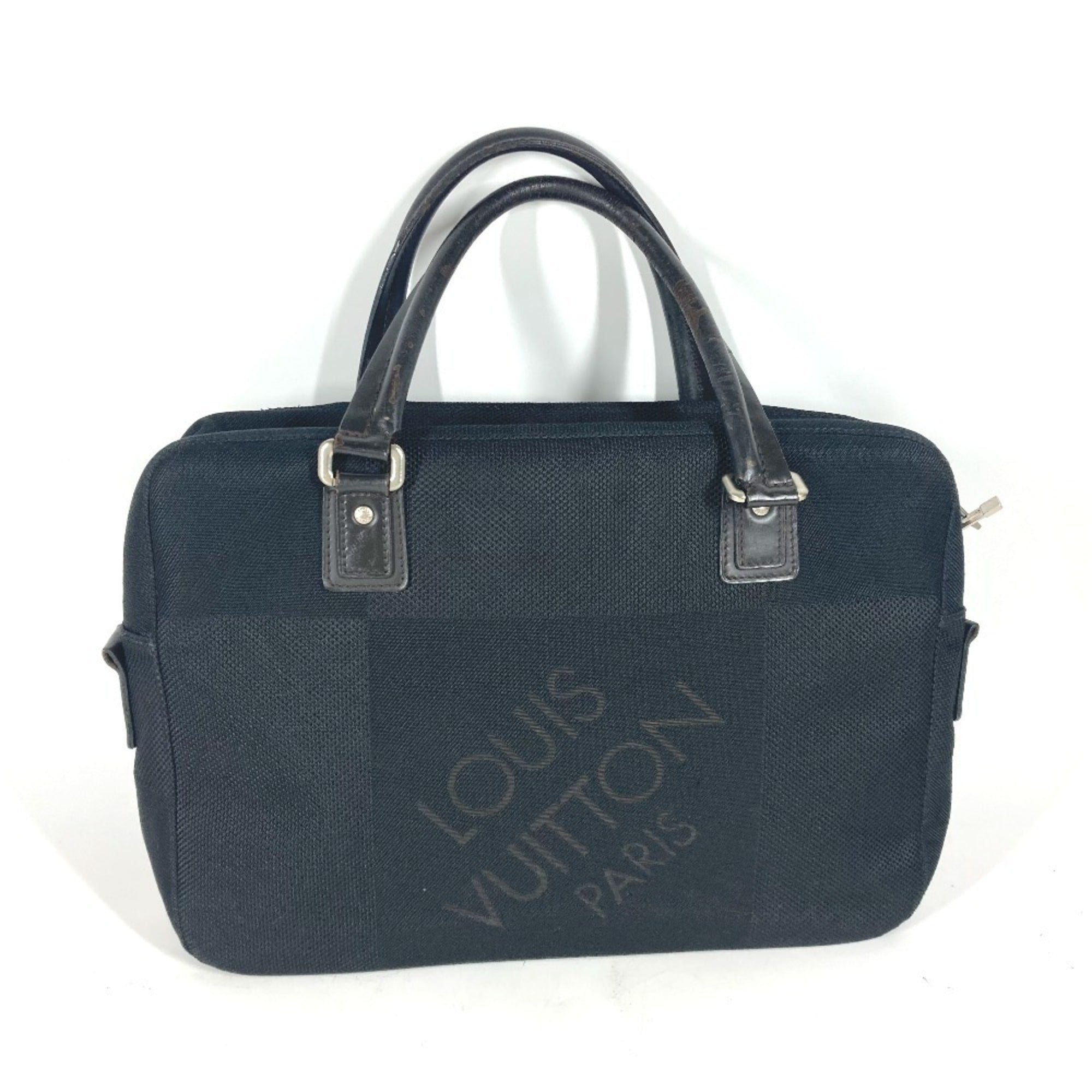 Louis Vuitton Black Noir Damier Geant Handbag Tote Bag (Pre-Owned)
