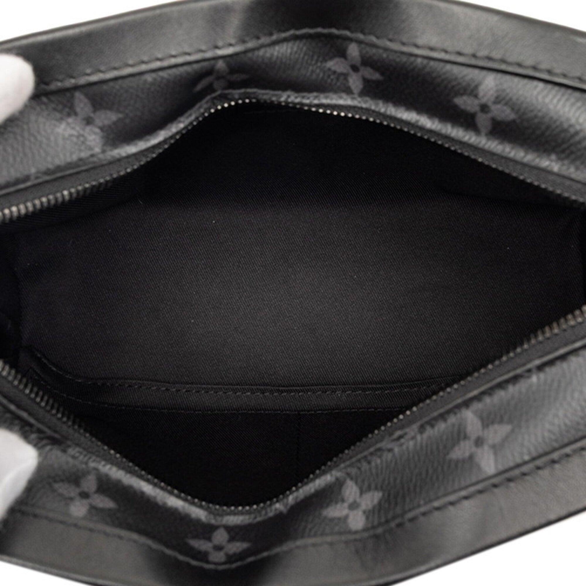 Louis Vuitton Monogram Eclipse Black Gray Pvc Leather Shoulder Bag (Pre-Owned)