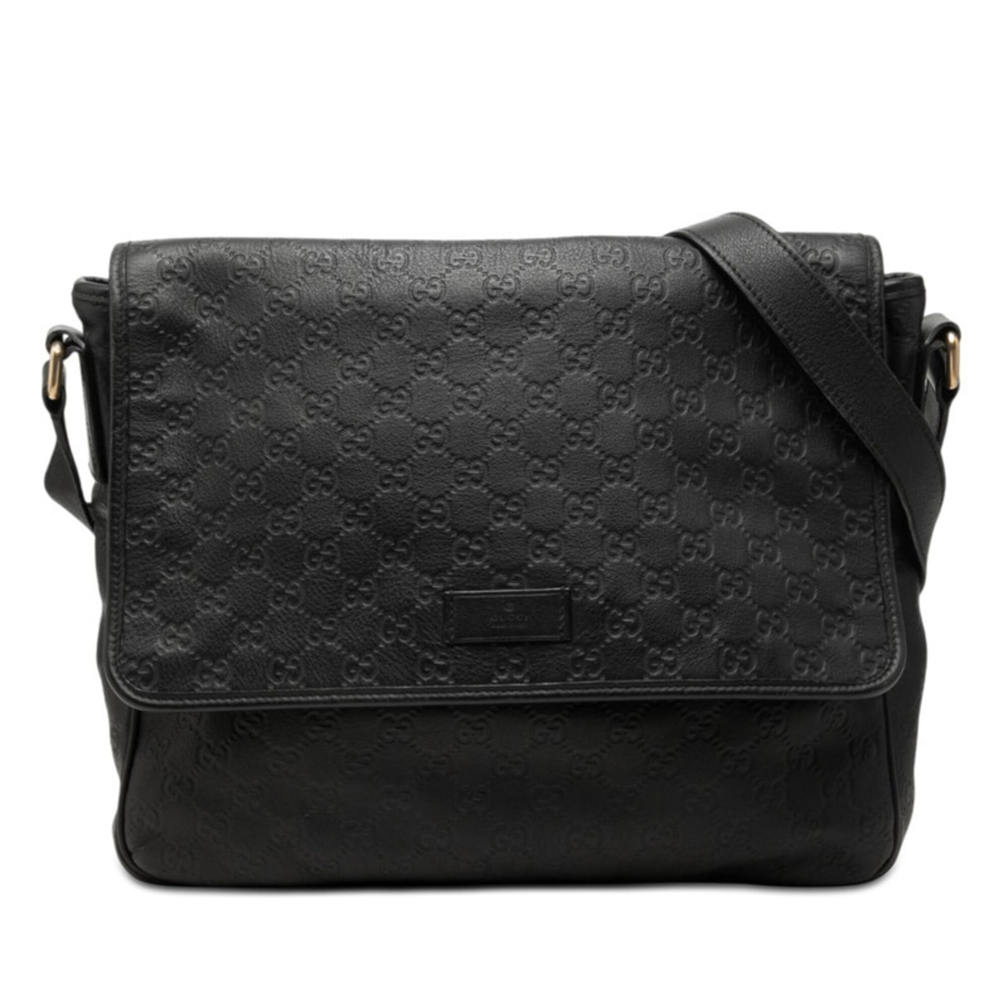 Gucci Black Leather Shoulder Bag (Pre-Owned)