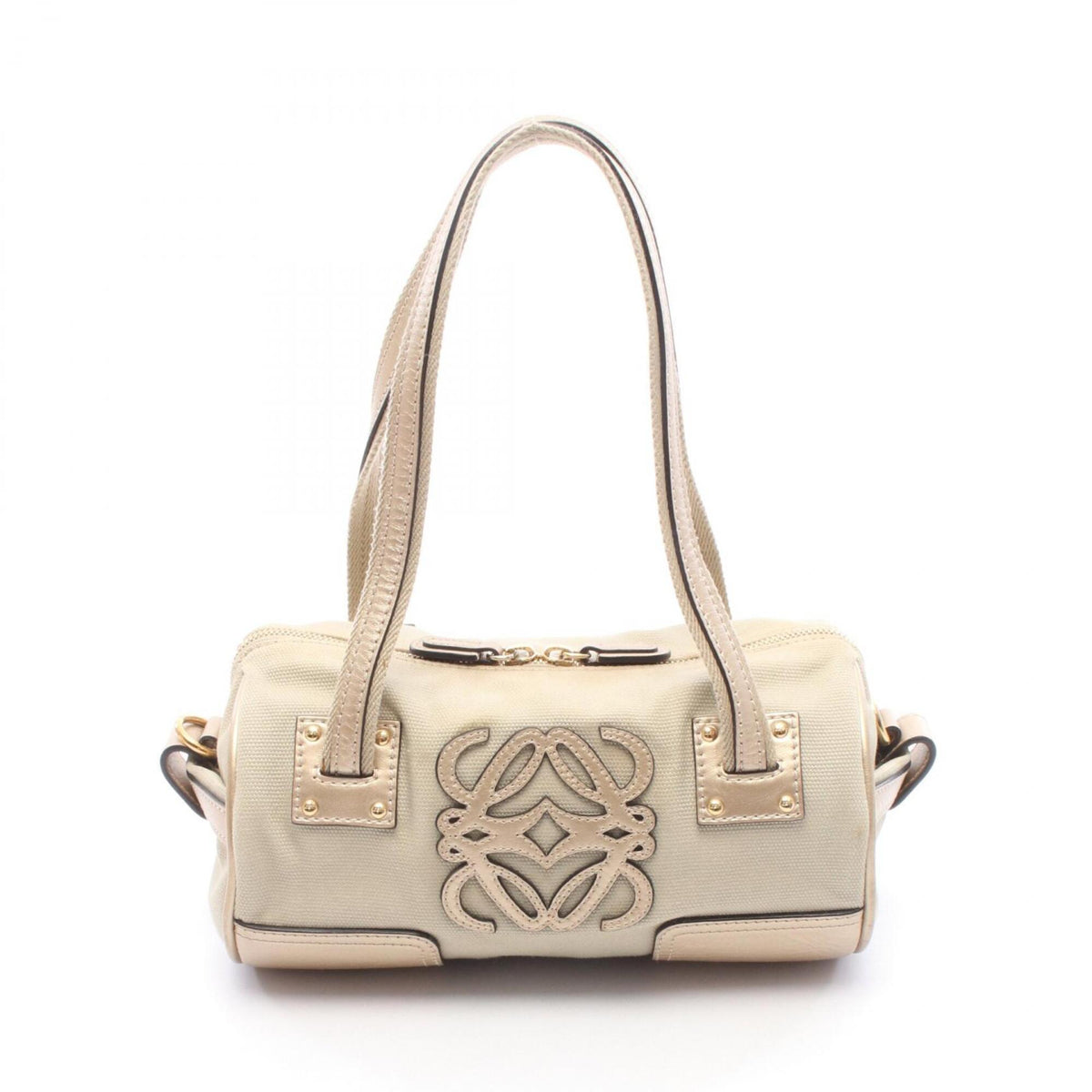 Loewe Beige Canvas Handbag (Pre-Owned)