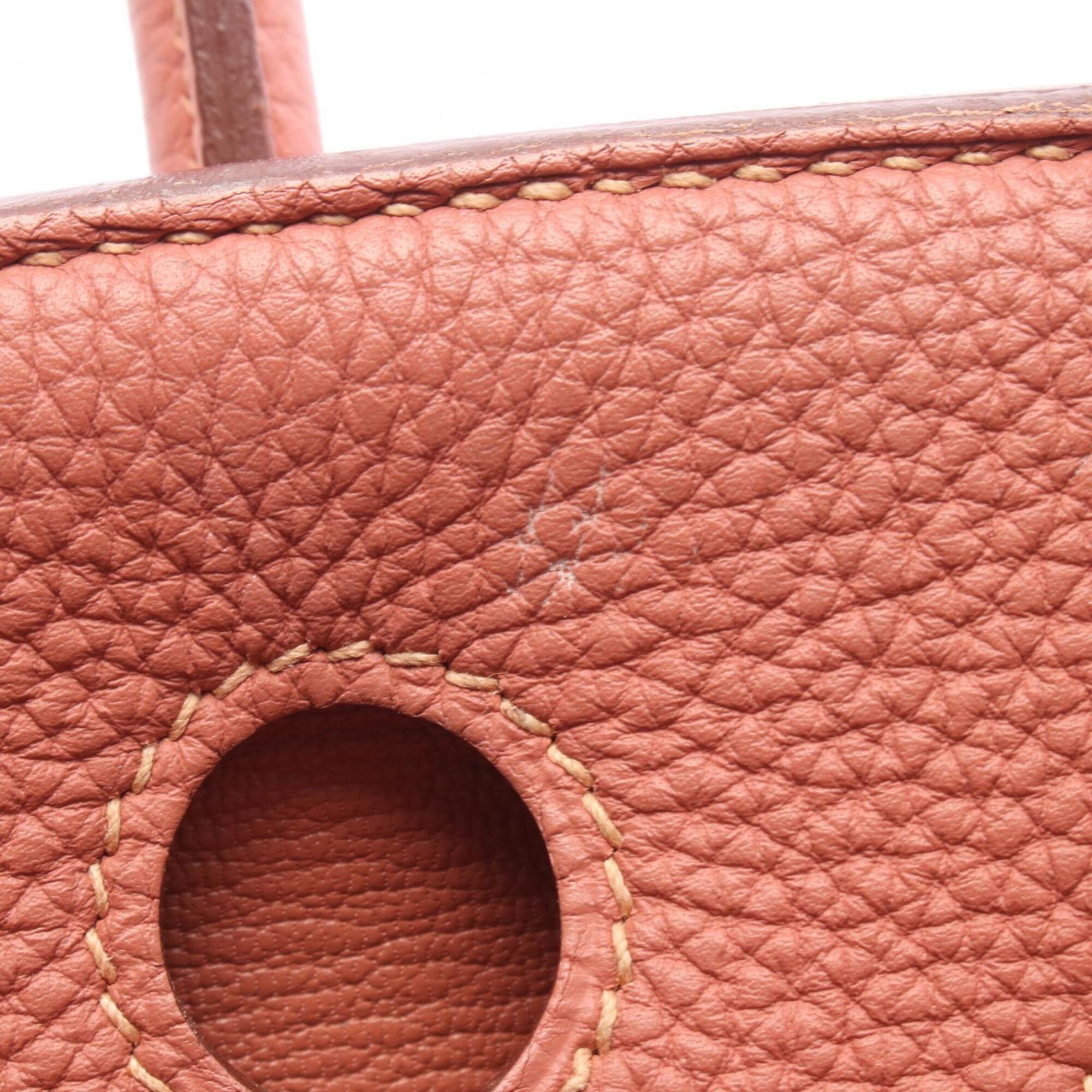Hermes Pink Rosy Togo Leather Handbag (Pre-Owned)