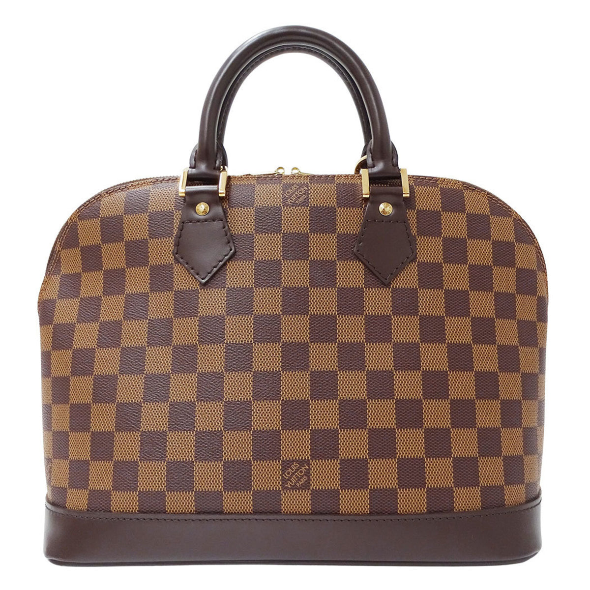 Louis Vuitton Brown Damier Canvas Handbag (Pre-Owned)