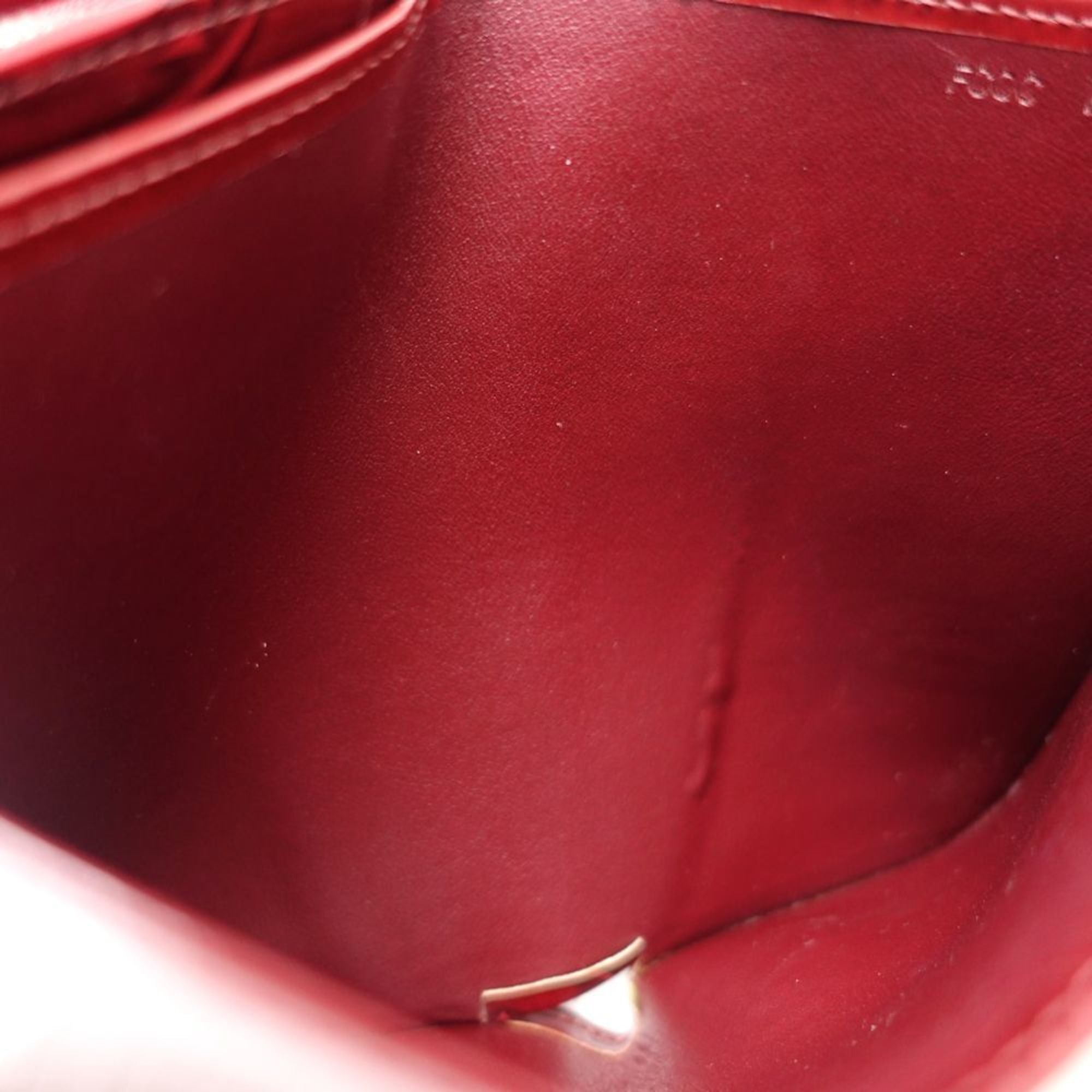 Cartier Bordeaux Patent Leather Wallet (Bi-Fold) (Pre-Owned)
