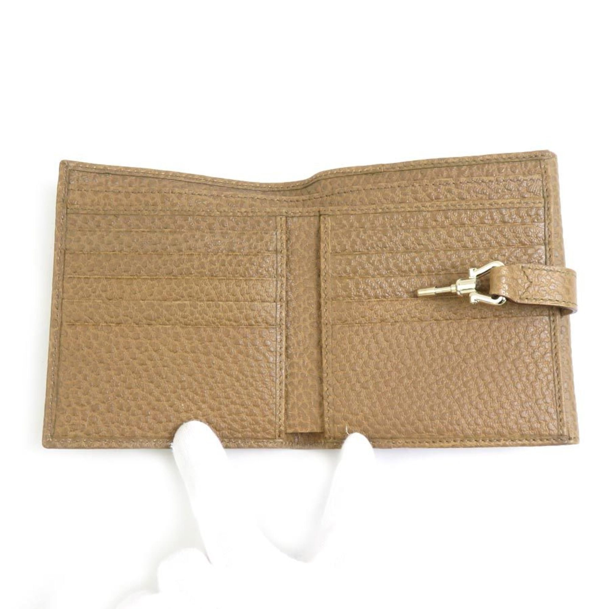 Gucci Brown Leather Wallet (Bi-Fold) (Pre-Owned)