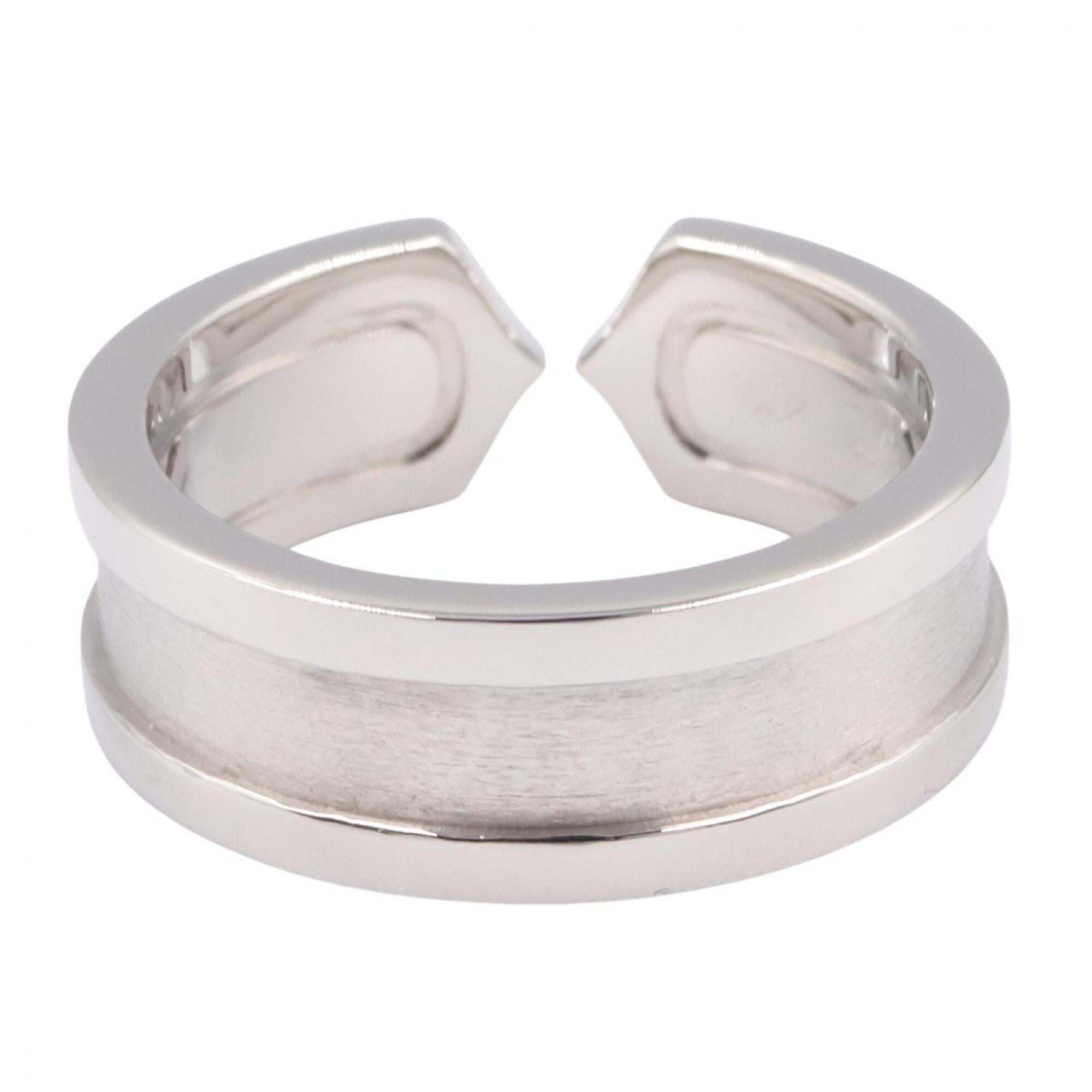 Cartier Silver Clear White Gold (18K) Band Ring (Pre-Owned)