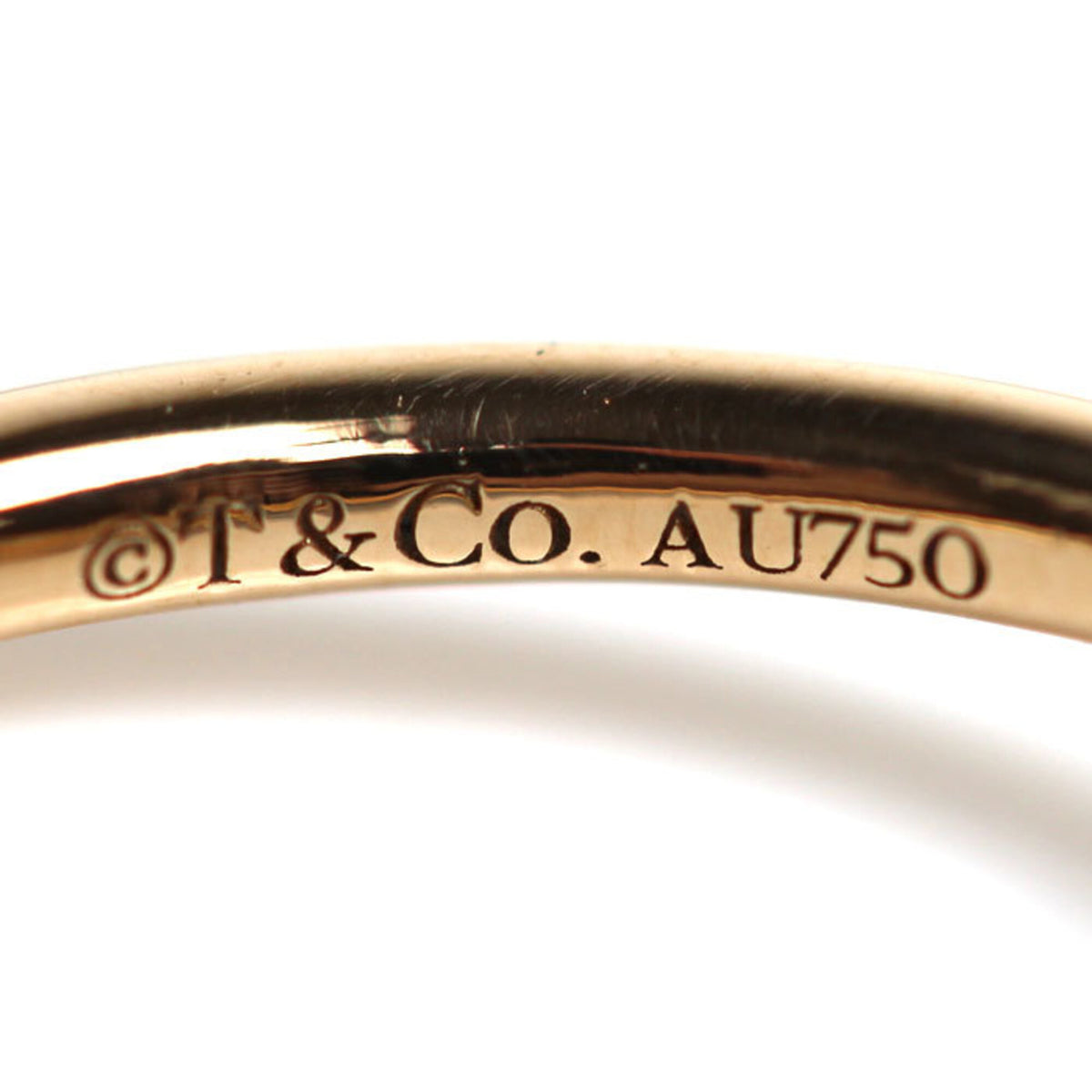Tiffany Pink Gold (18K) Band Ring (Pre-Owned)