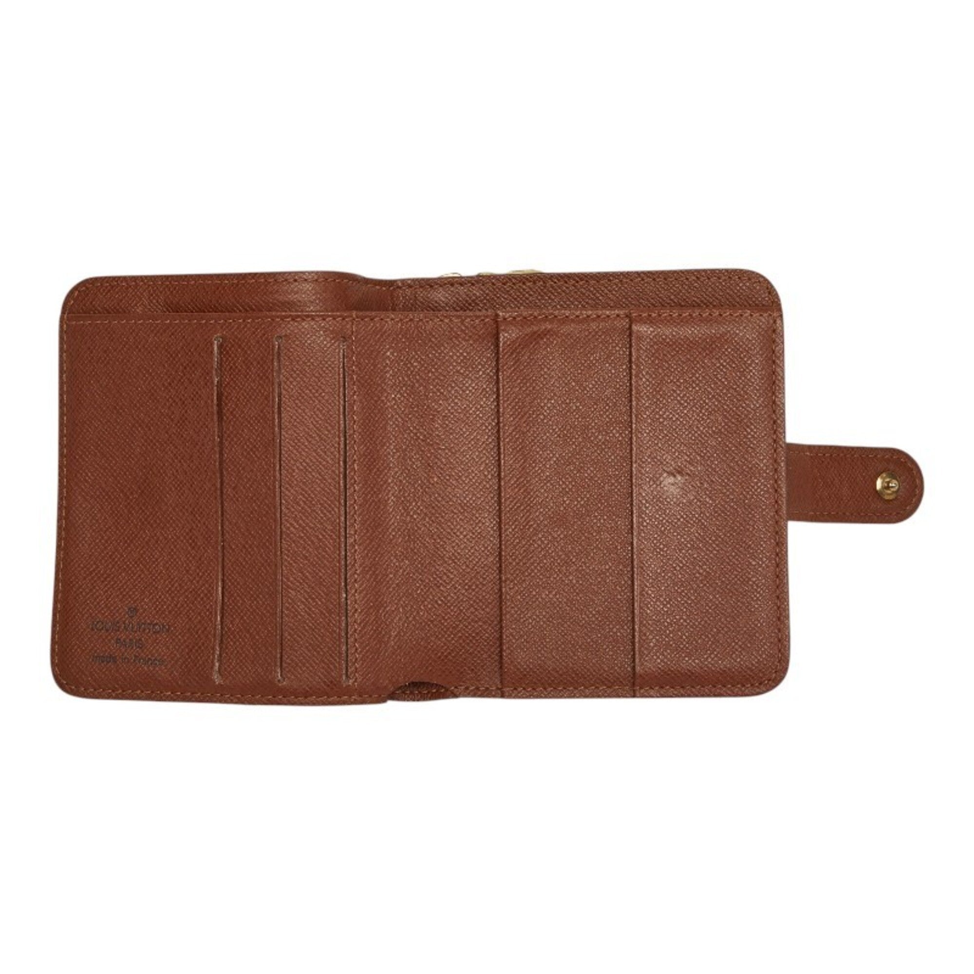 Louis Vuitton Brown Pvc Leather Wallet (Bi-Fold) (Pre-Owned)