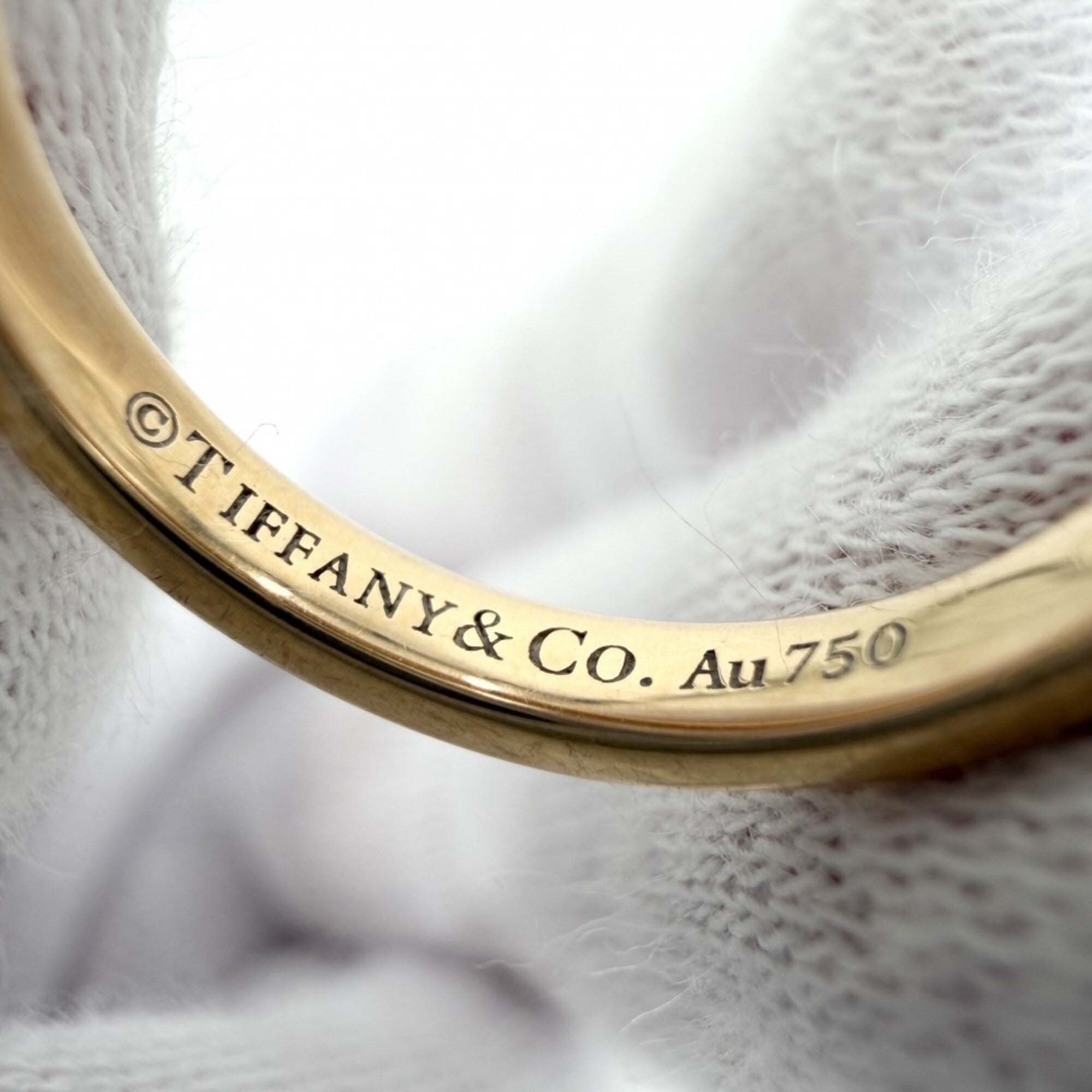 Tiffany Pink Gold (18K) Band Ring (Pre-Owned)