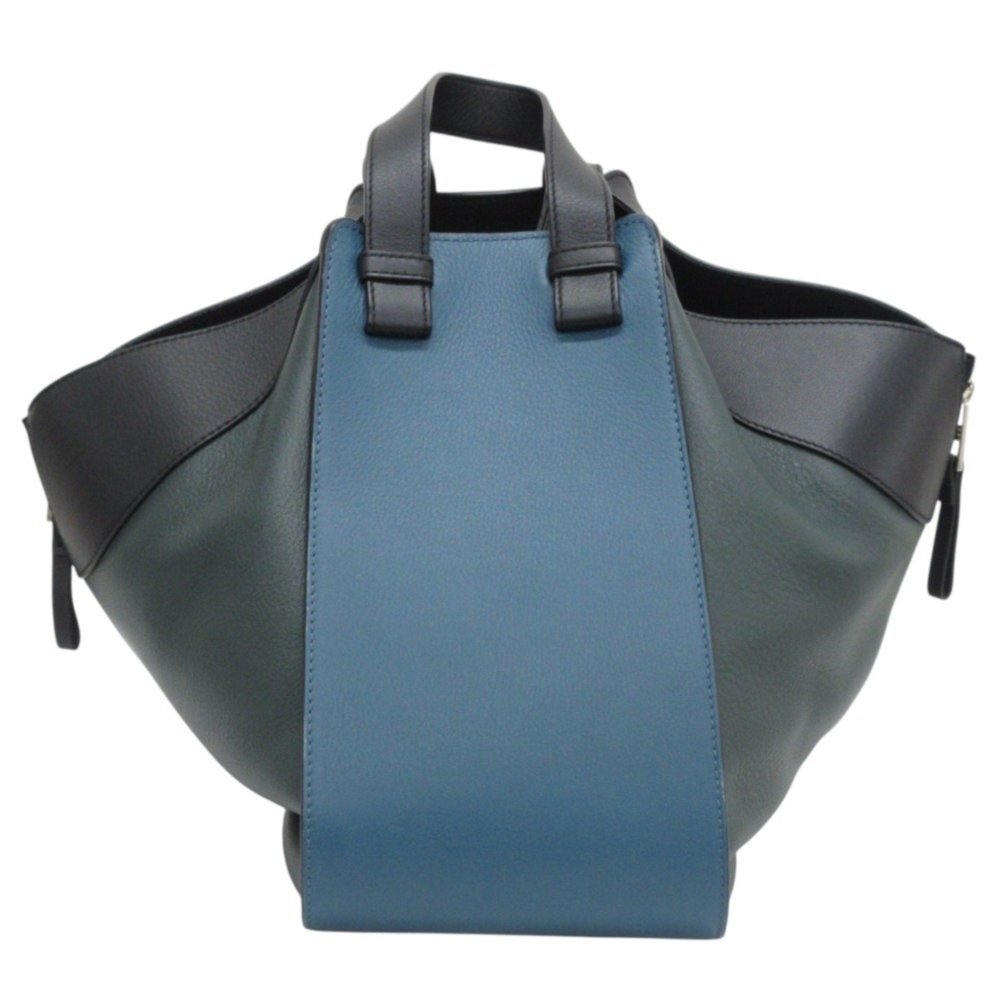 Loewe Black Blue Green Handbag Shoulder Bag (Pre-Owned)