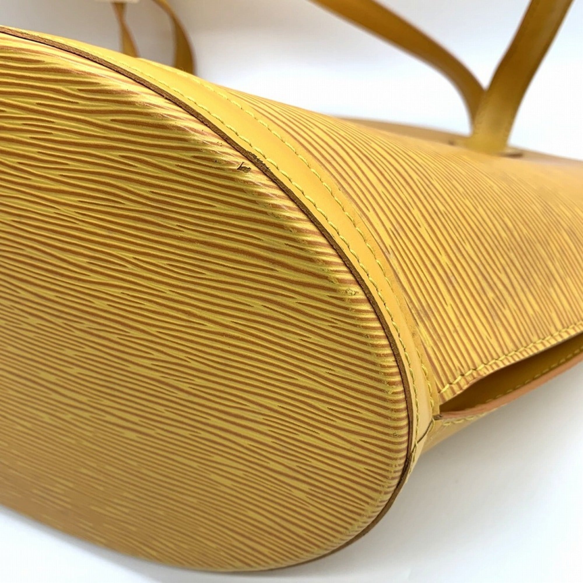 Louis Vuitton Epi Yellow Epi Leather Shoulder Bag (Pre-Owned)