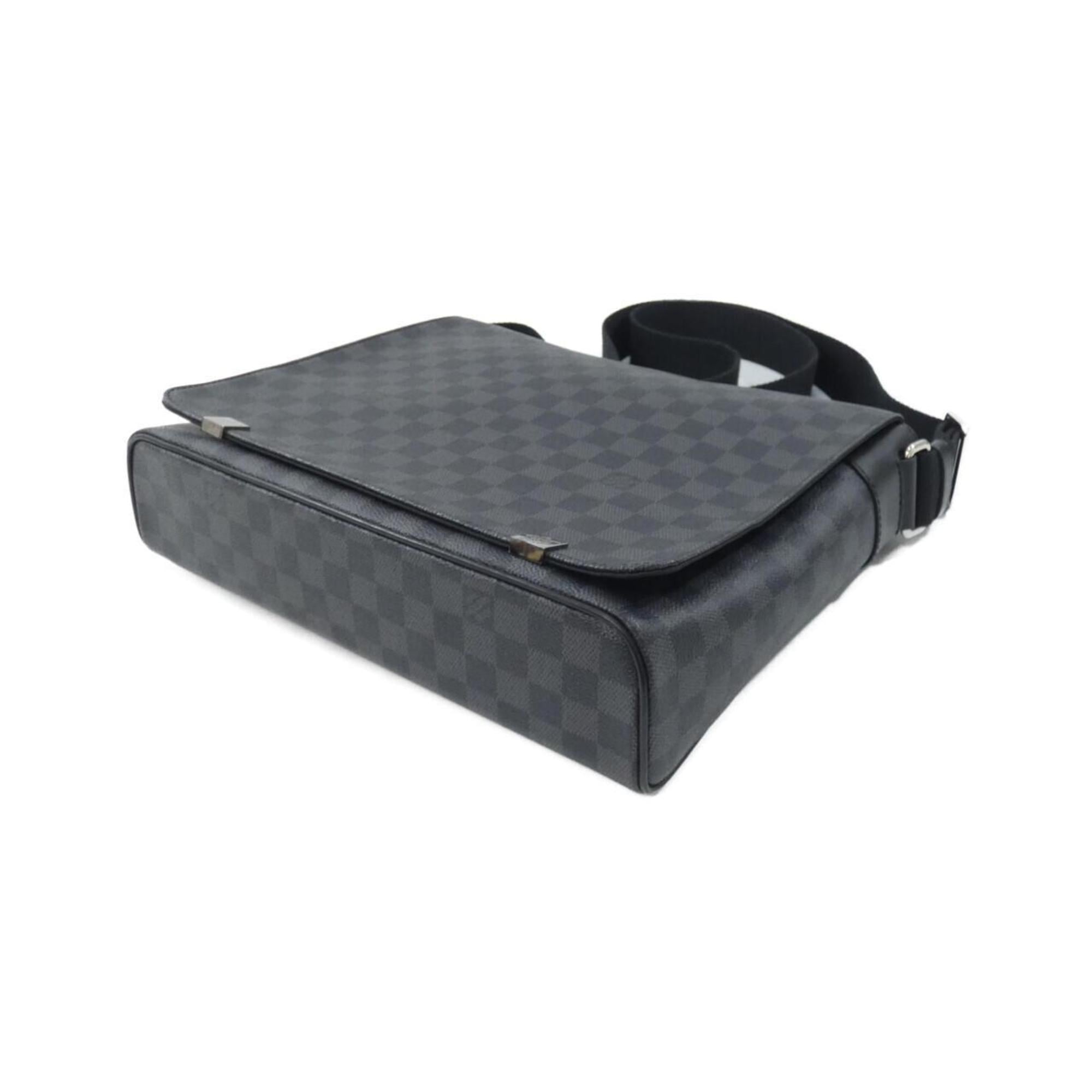 Louis Vuitton Graphite Coated Canvas Shoulder Bag (Pre-Owned)
