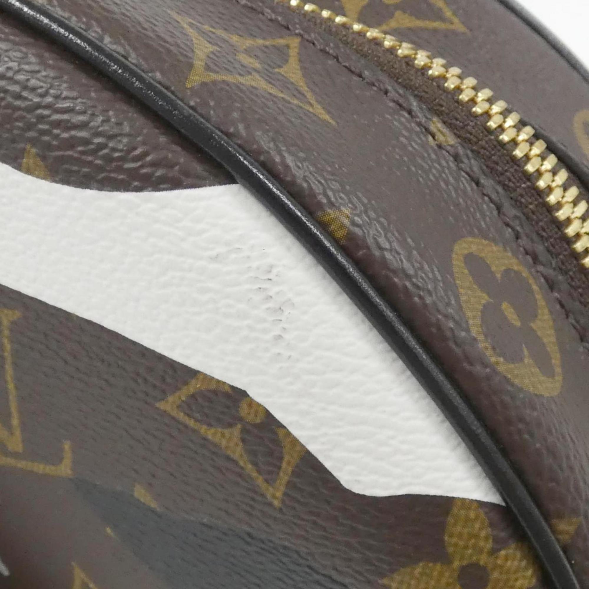 Louis Vuitton Brown Coated Canvas Shoulder Bag (Pre-Owned)
