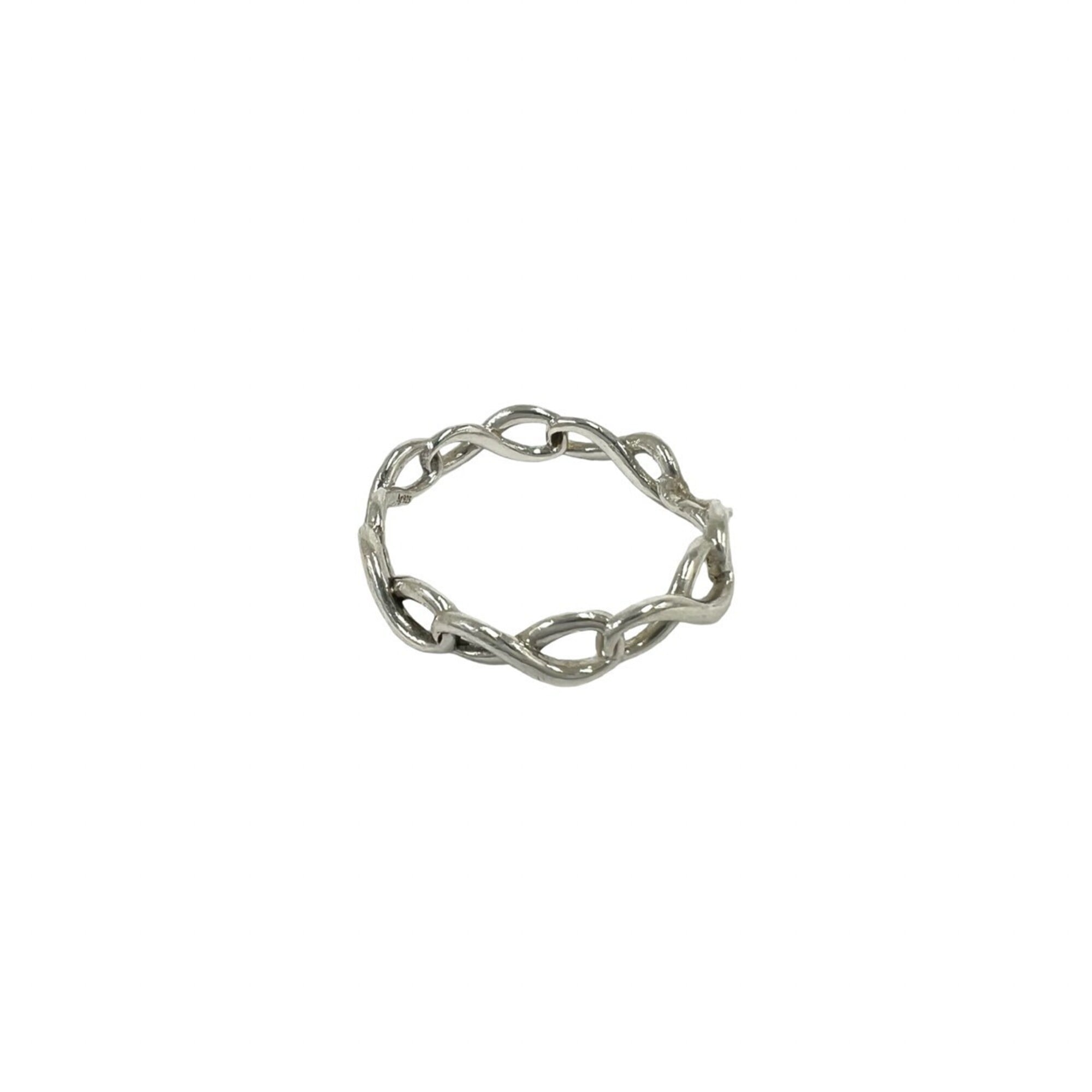 Tiffany Silver Silver 925 Band Ring (Pre-Owned)