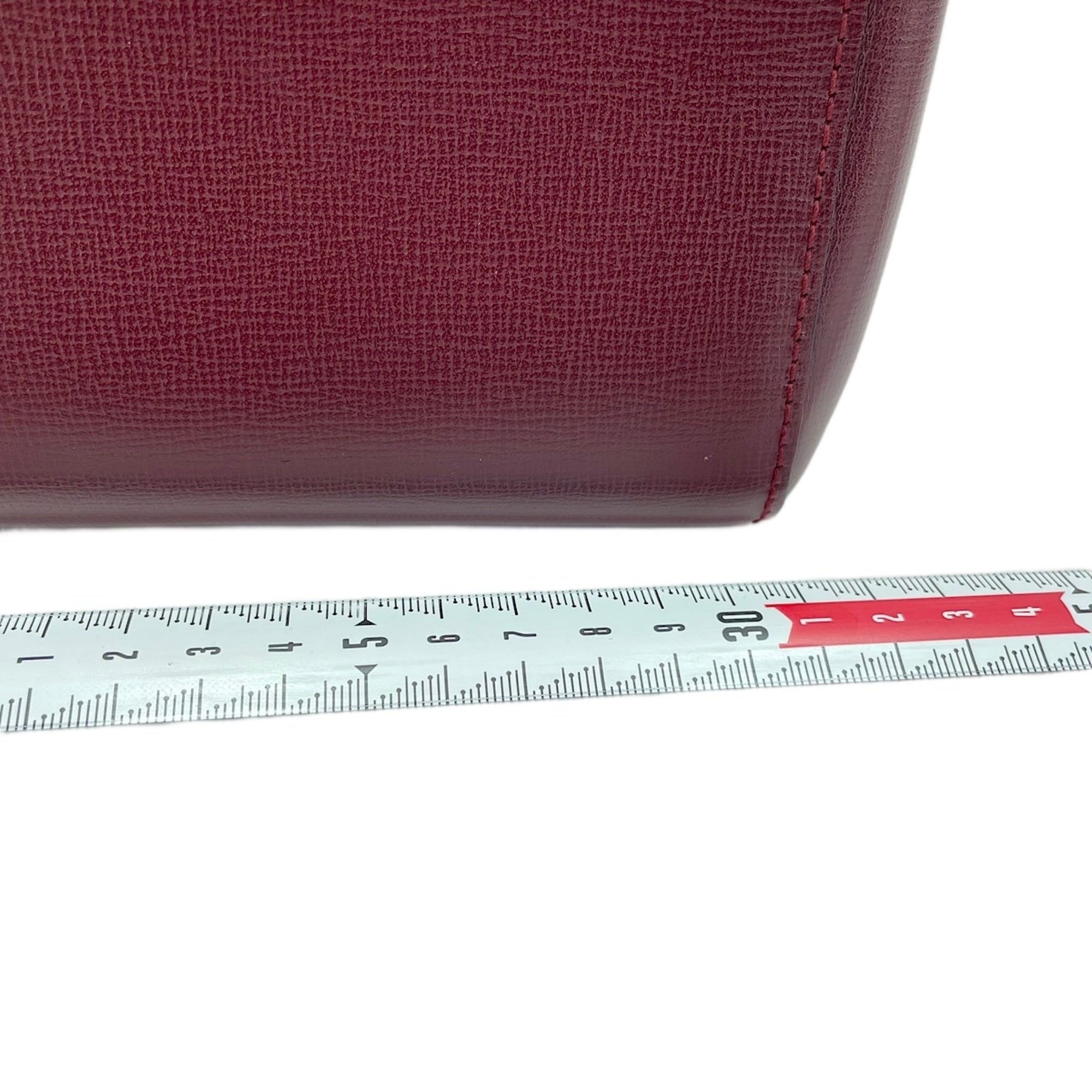 Cartier Must Wine Red Shoulder Bag (Pre-Owned)