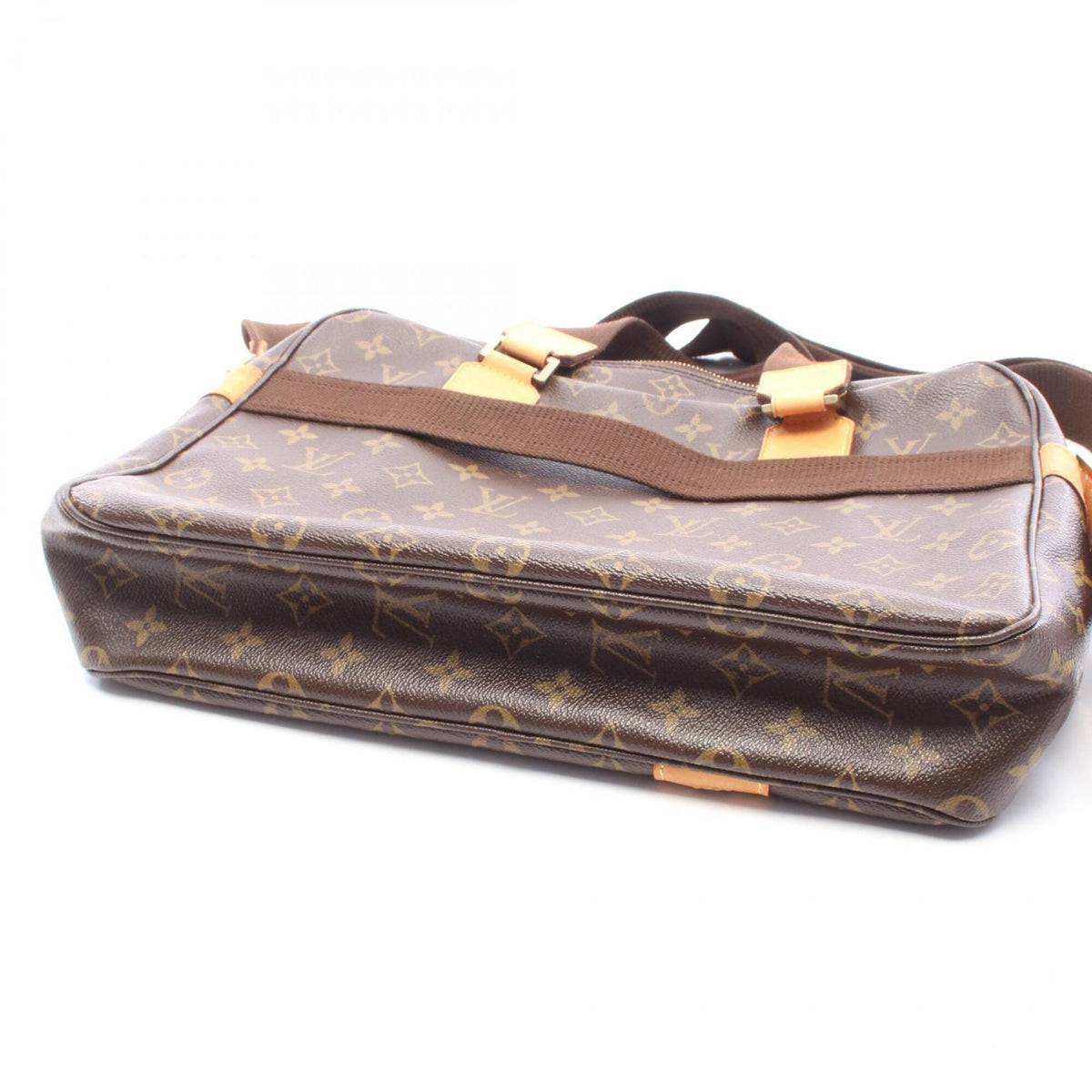 Louis Vuitton Brown Coated Canvas Leather Handbag (Pre-Owned)