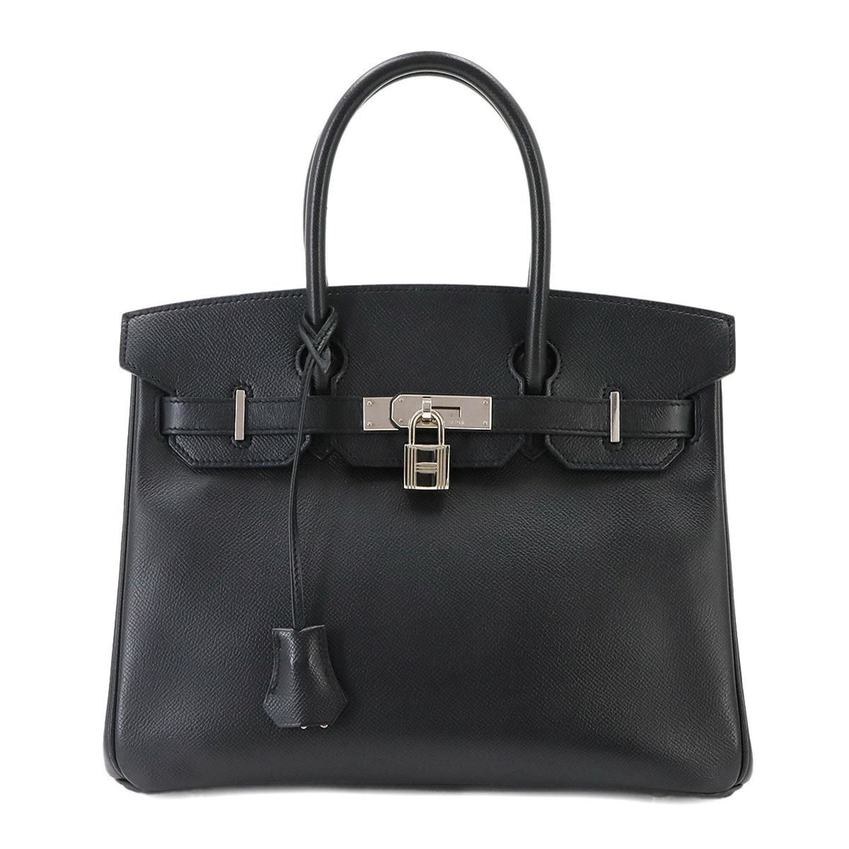 Hermes Birkin Black Epsom Leather Handbag (Pre-Owned)