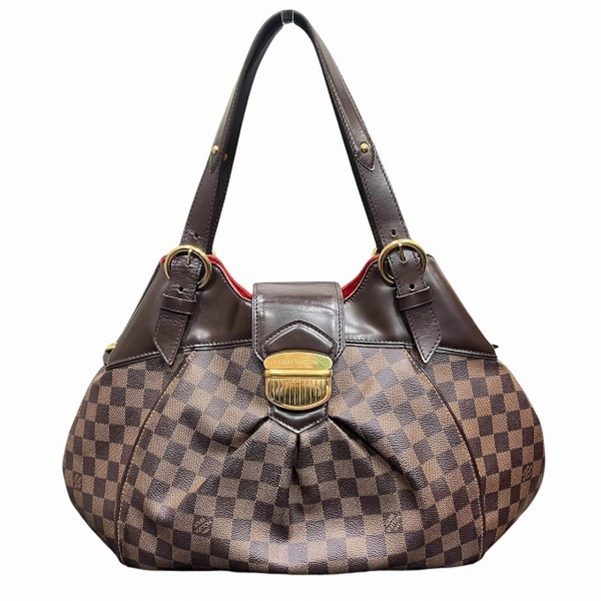 Louis Vuitton Brown Damier Canvas Handbag Shoulder Bag (Pre-Owned)