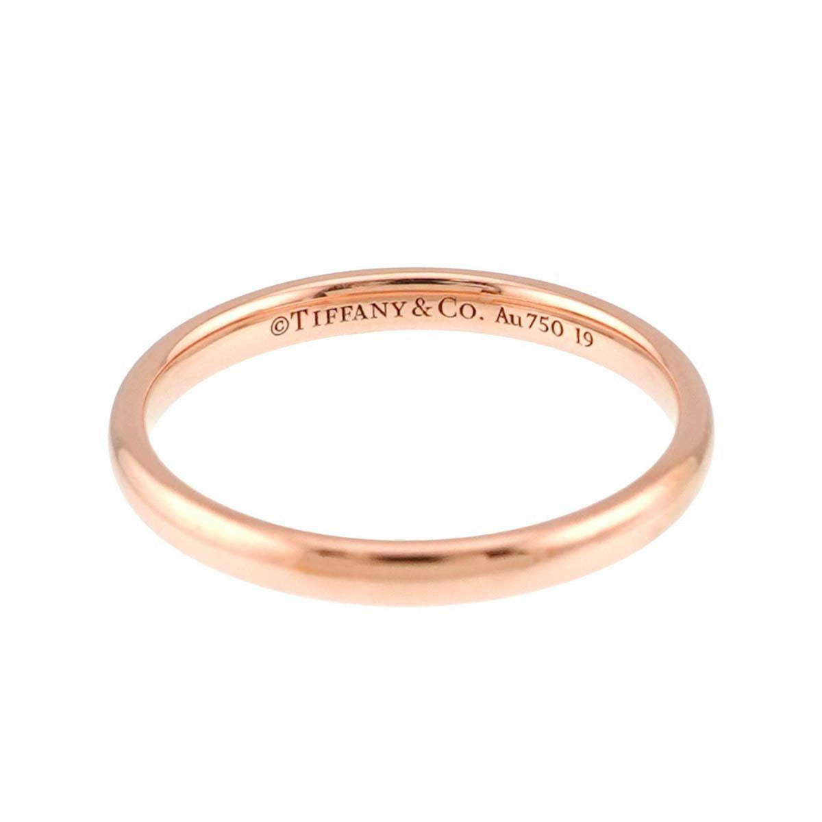Tiffany Pink Gold (18K) Band Ring (Pre-Owned)