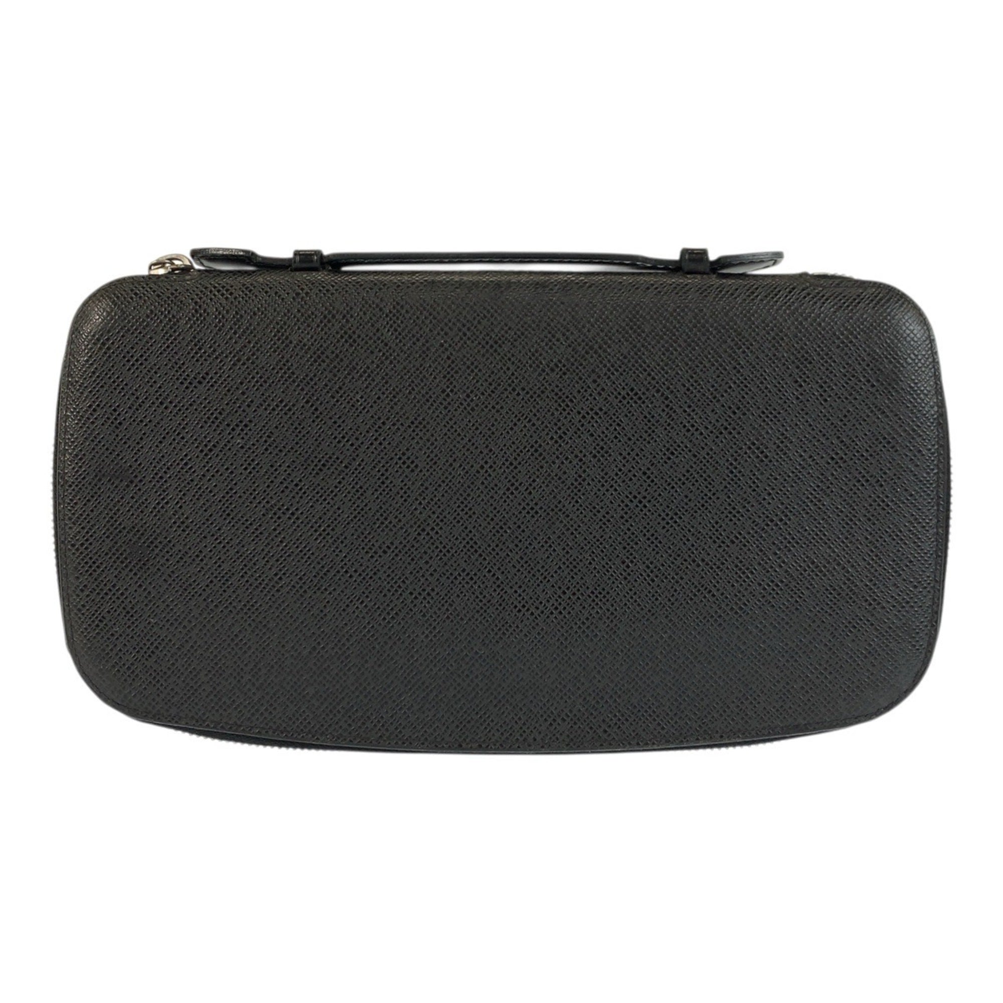 Louis Vuitton Black Taiga Leather Wallet (Bi-Fold) (Pre-Owned)