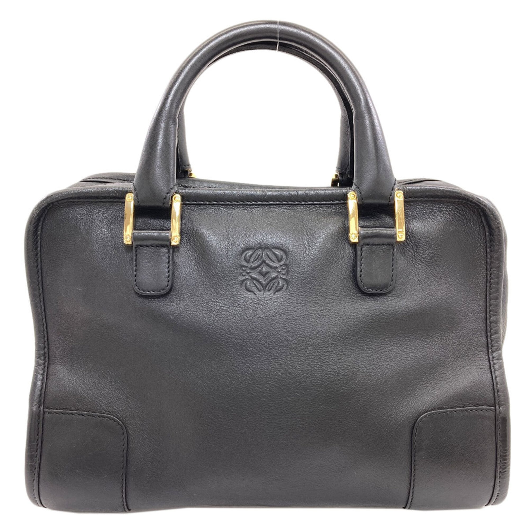 Loewe Black Leather Handbag (Pre-Owned)