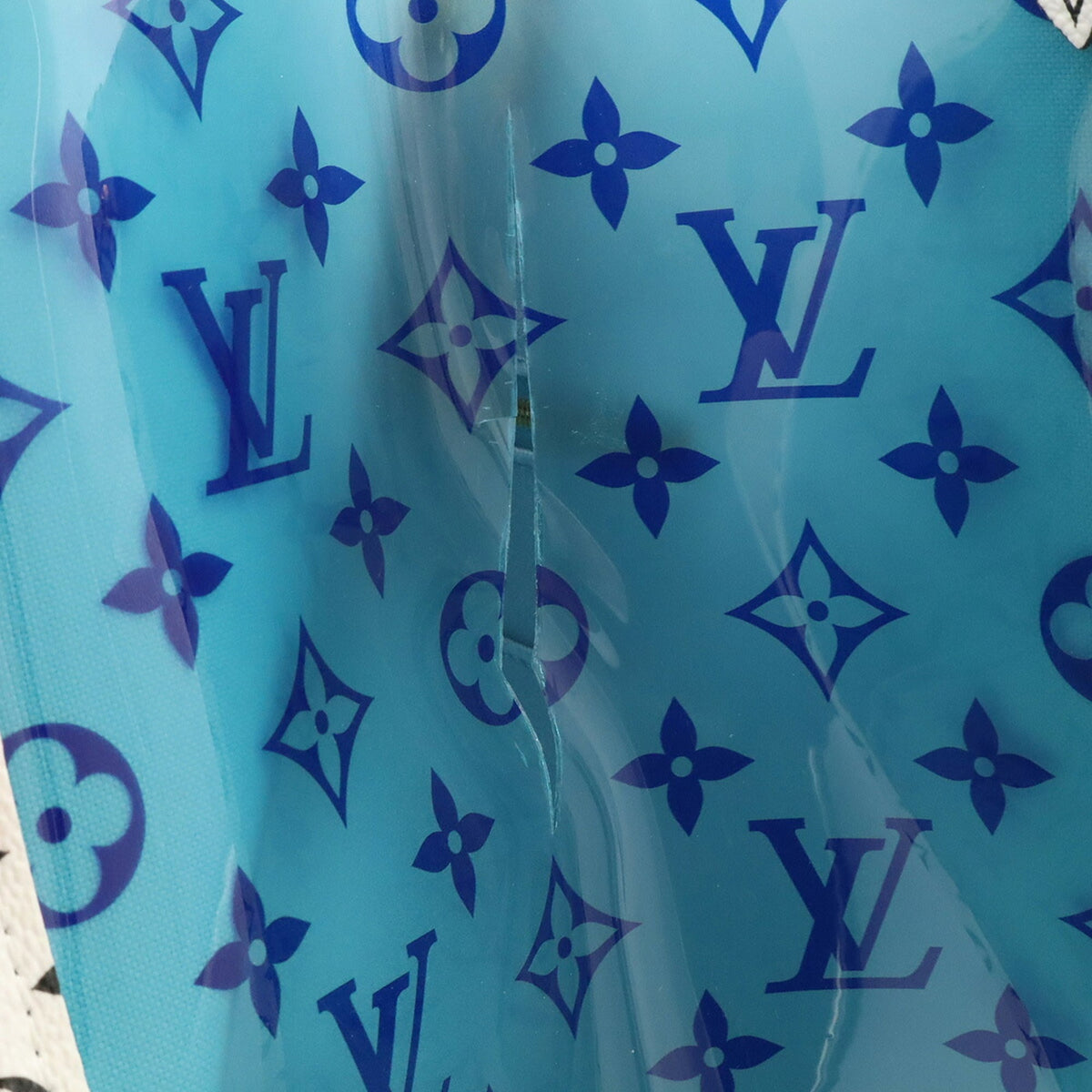 Louis Vuitton Blue Multi-Color Monogram Canvas Monogram Reverse Canvas Shoulder Bag Tote Bag (Pre-Owned)