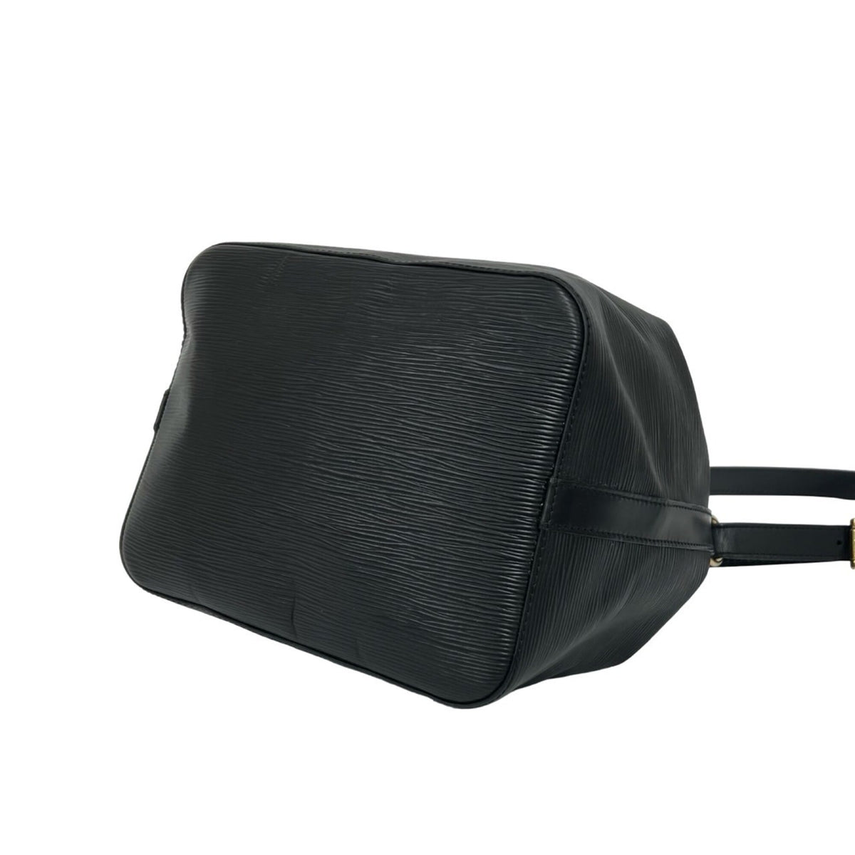 Louis Vuitton Black Leather Shoulder Bag (Pre-Owned)