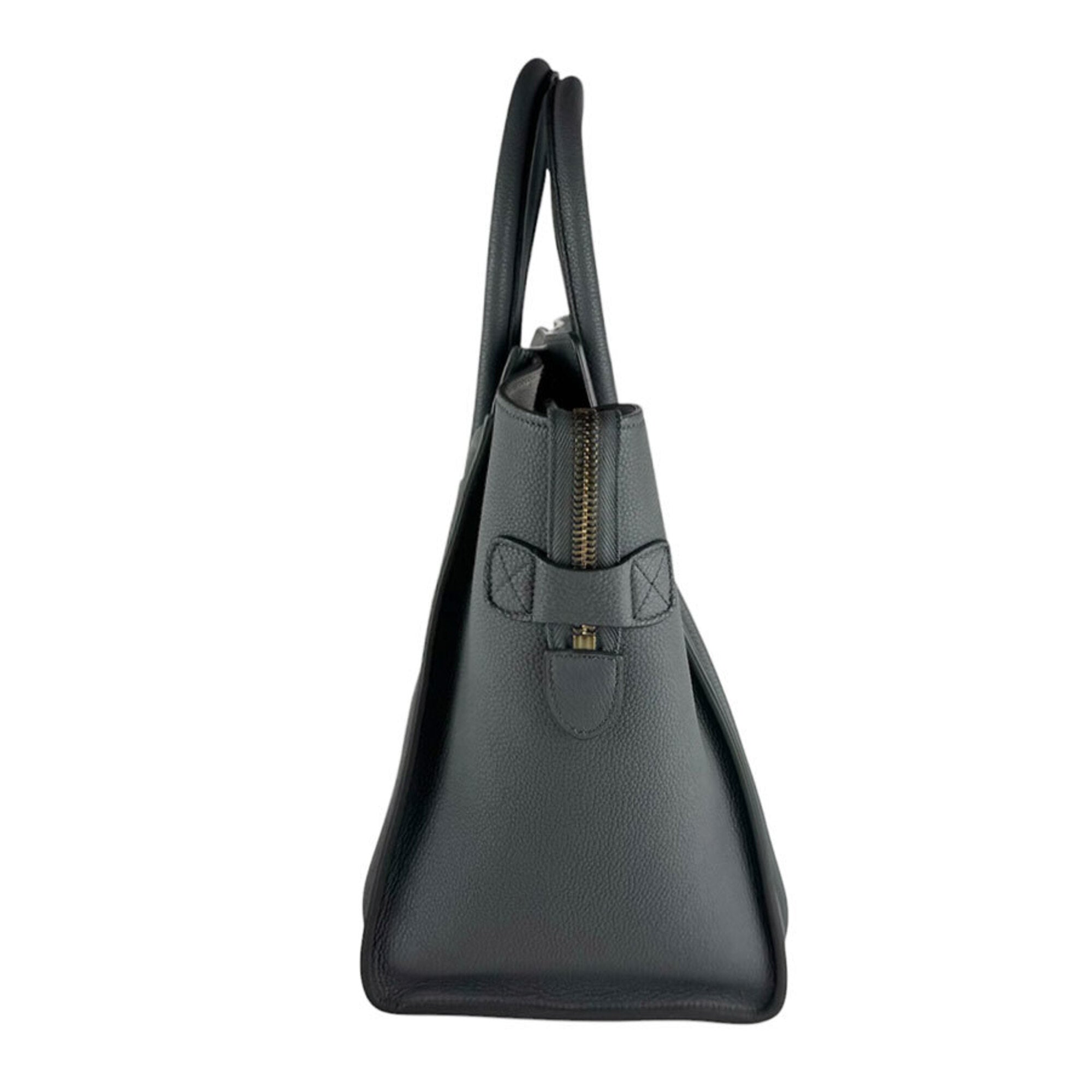 Celine Gray Leather Handbag (Pre-Owned)