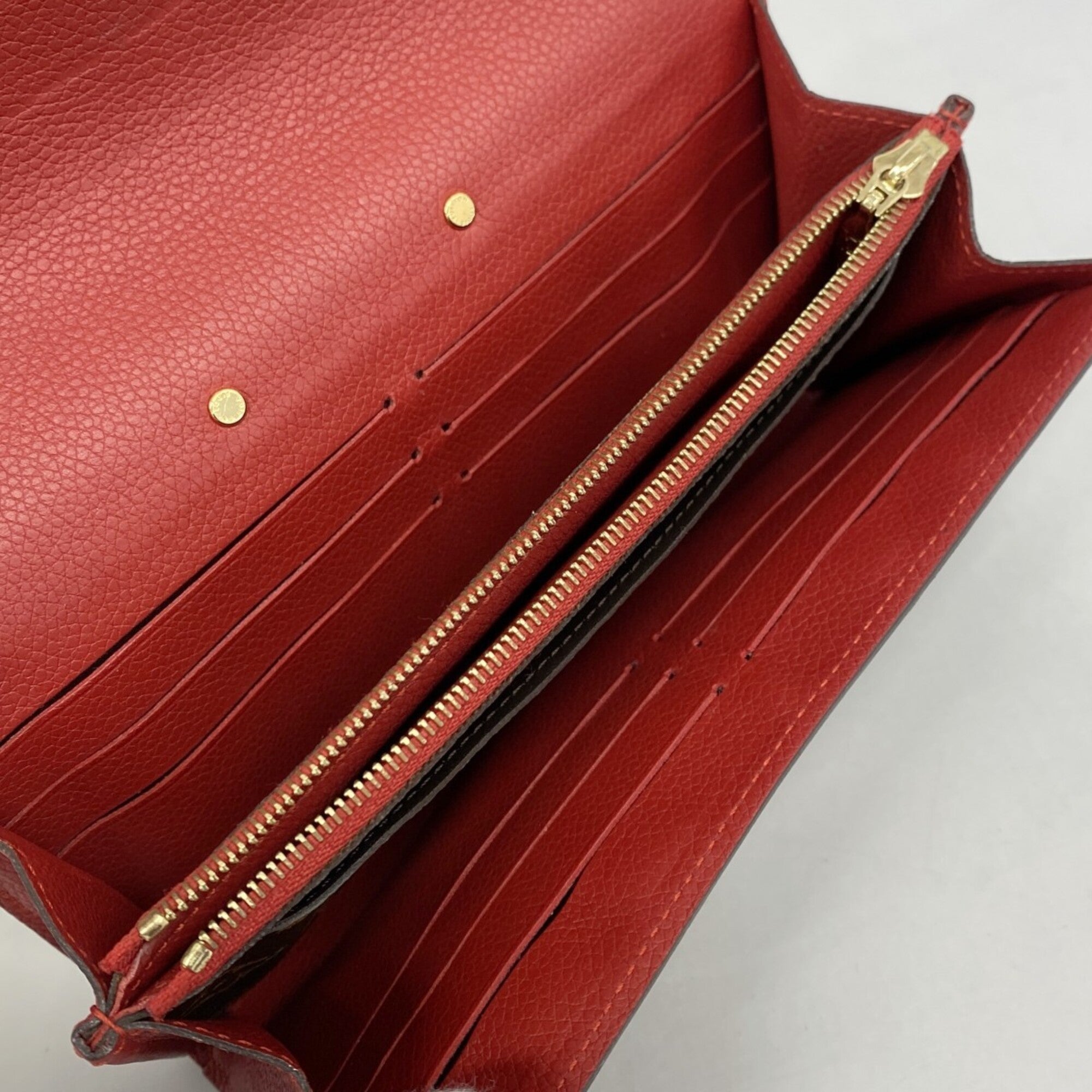 Louis Vuitton Cerise Long Wallet (Bi-Fold) (Pre-Owned)