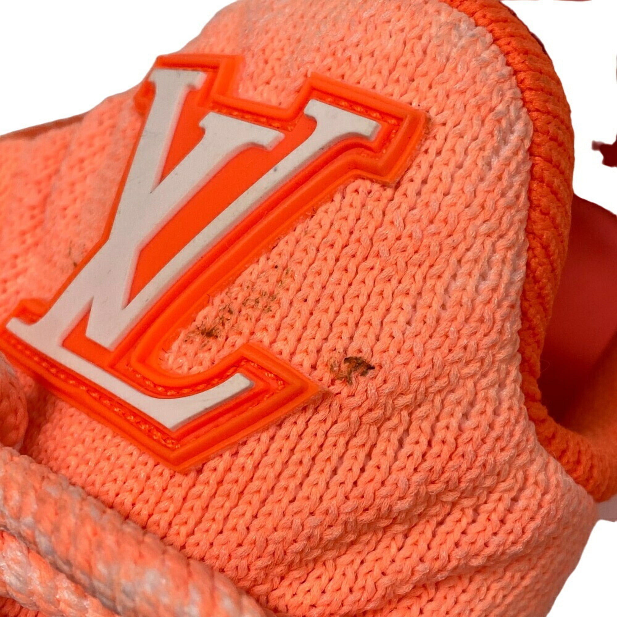 Louis Vuitton Orange White Sneakers (Pre-Owned)