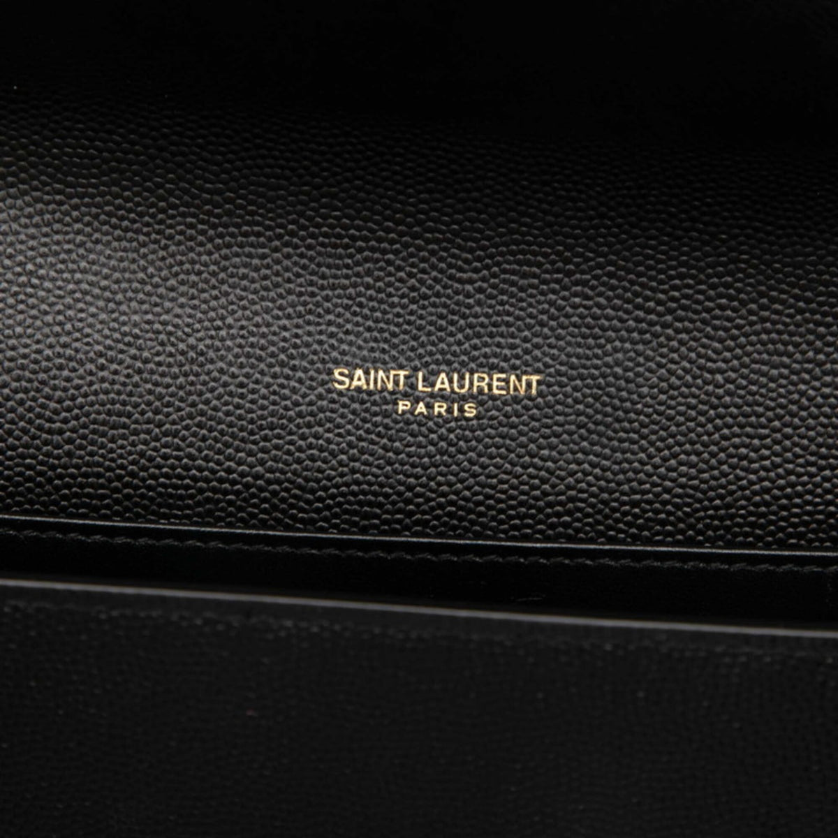 Saint Laurent Black Leather Shoulder Bag (Pre-Owned)