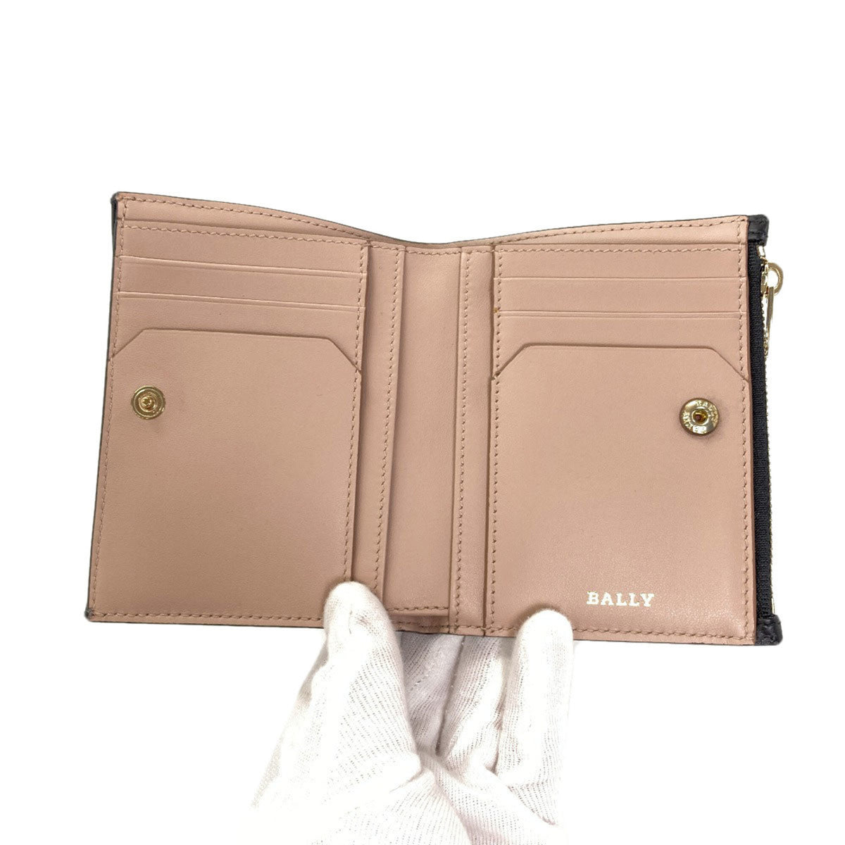 Bally Black Leather Wallet (Bi-Fold) (Pre-Owned)