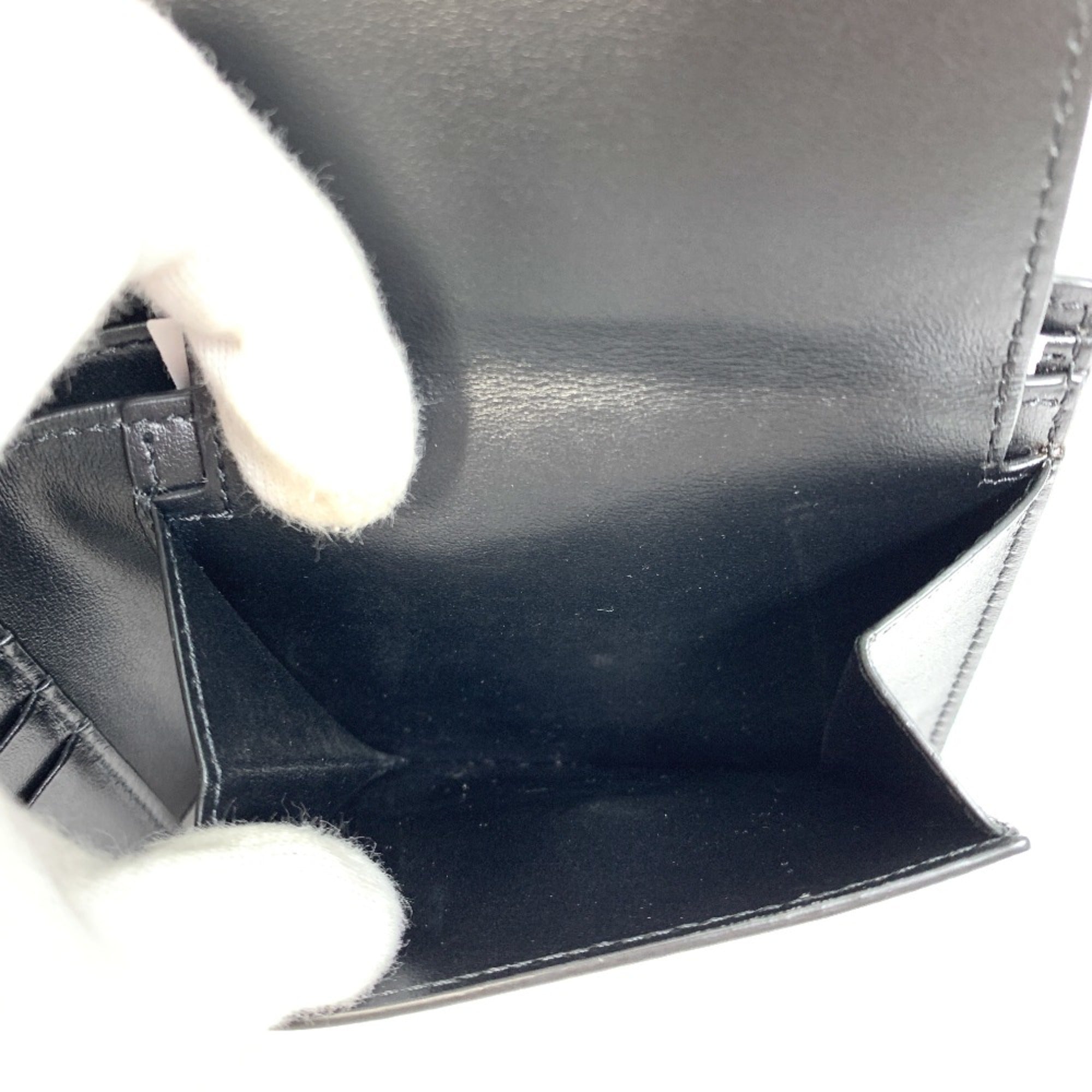 Celine Black Leather Wallet (Bi-Fold) (Pre-Owned)