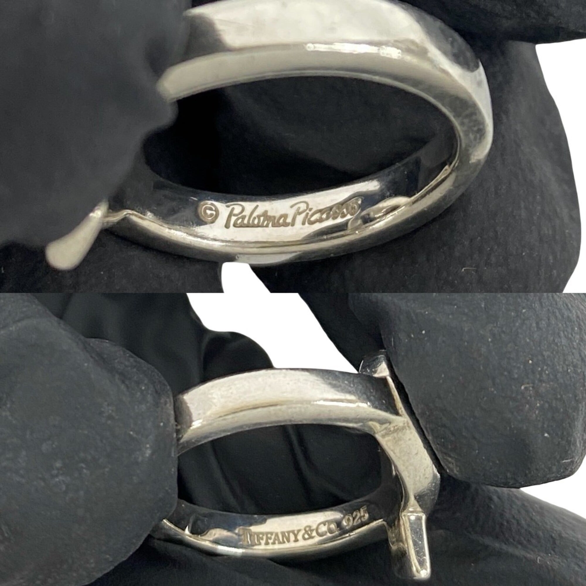 Tiffany Silver Silver 925 Band Ring (Pre-Owned)