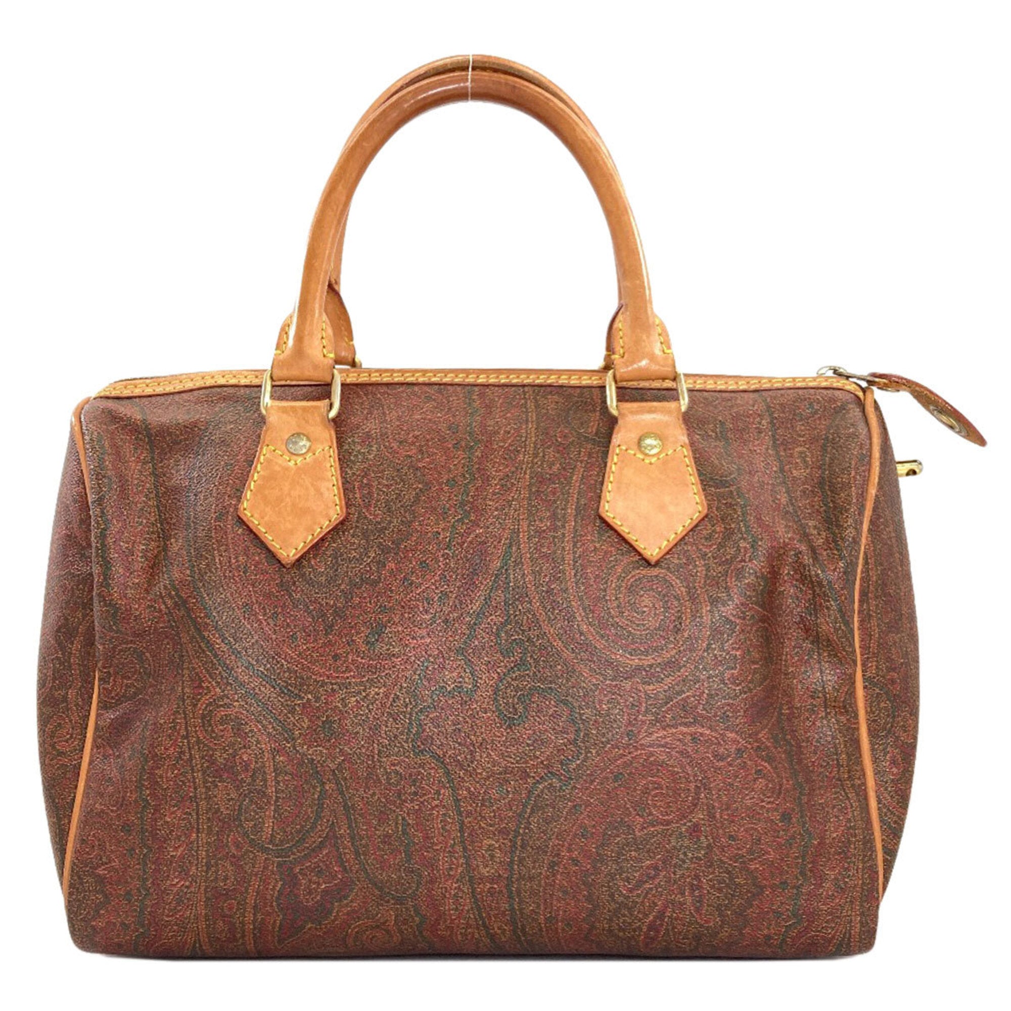 Etro Brown Pvc Boston Bag (Pre-Owned)