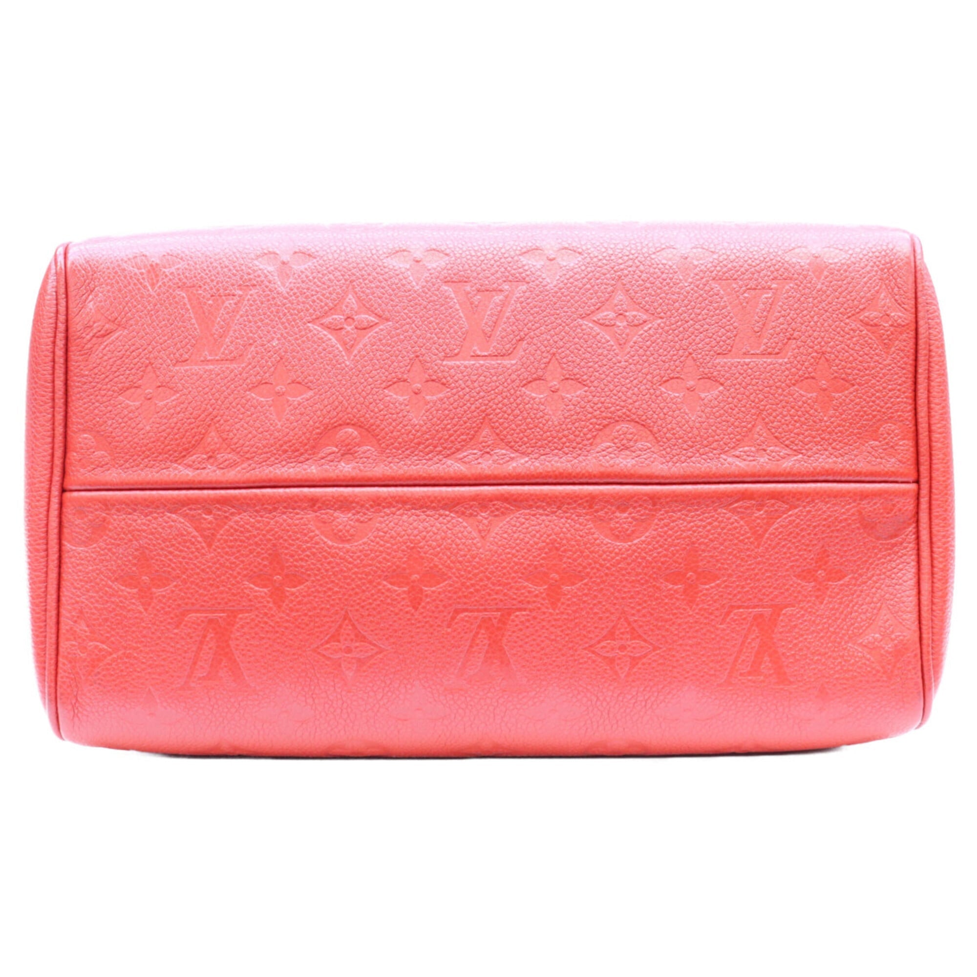 Louis Vuitton Red Color Monogram Empreinte Boston Bag Shoulder Bag (Pre-Owned)