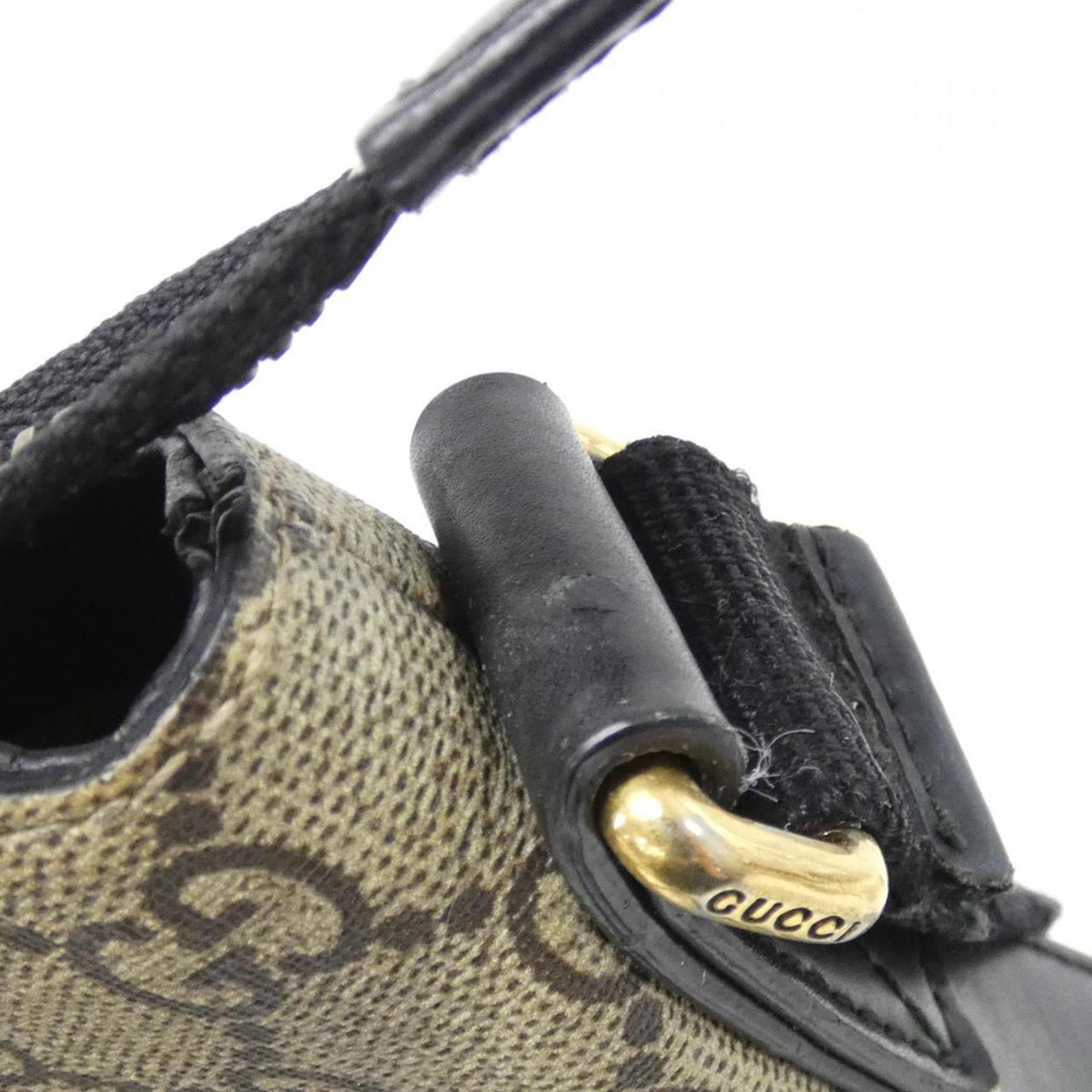 Gucci Beige Gg Supreme Canvas Shoulder Bag (Pre-Owned)