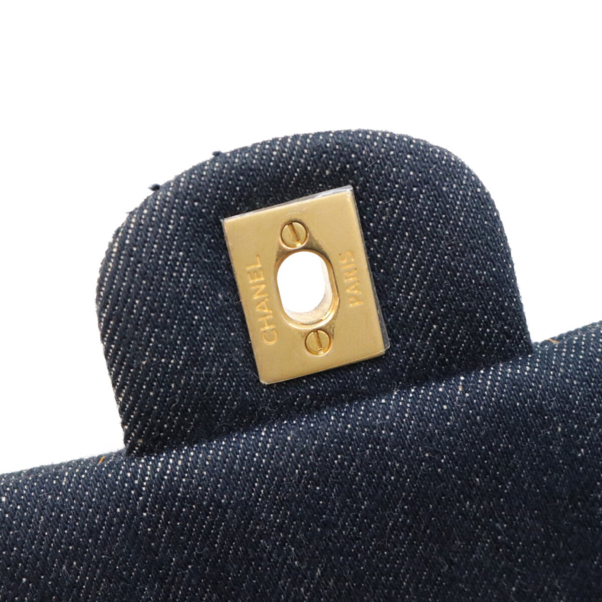 Chanel Dark Blue Denim Shoulder Bag (Pre-Owned)