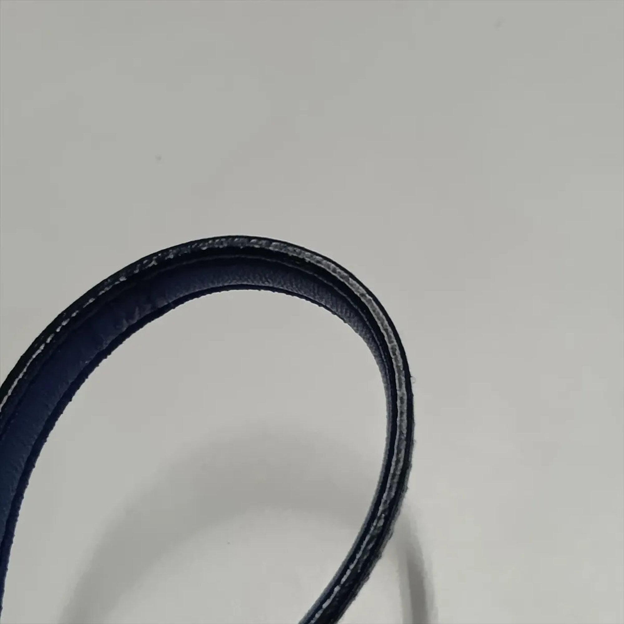 Miu Miu Matelasse Navy Leather Shoulder Bag (Pre-Owned)