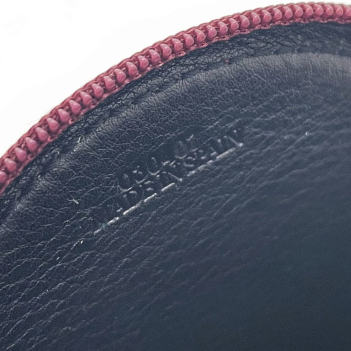 Loewe Bordeaux Leather Coin Purse/Coin Case (Pre-Owned)