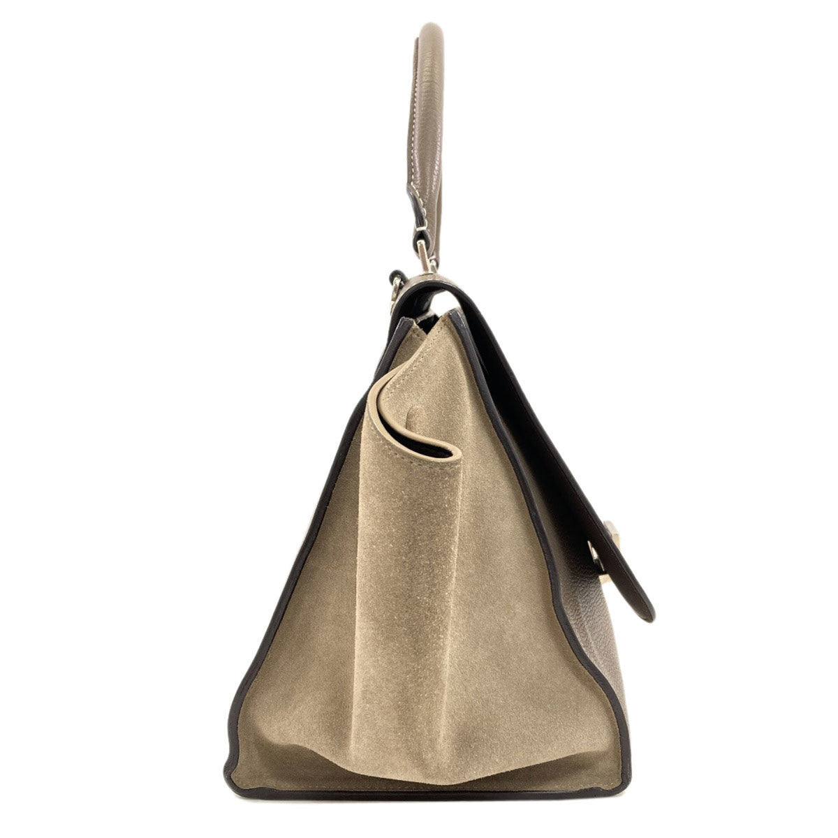 Celine Trapeze Brown Leather Handbag (Pre-Owned)
