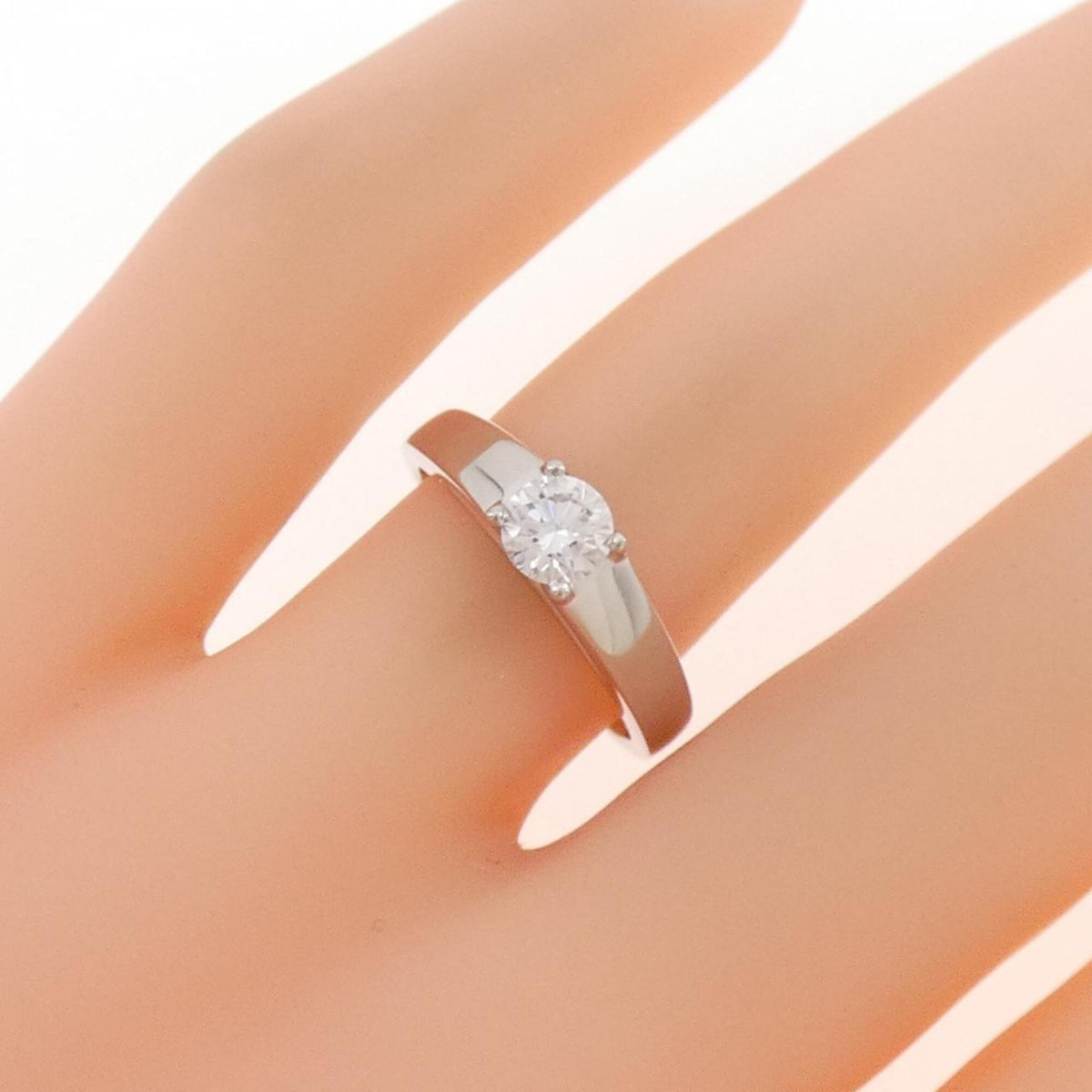 Bvlgari Platinum Platinum 950 Band Ring (Pre-Owned)