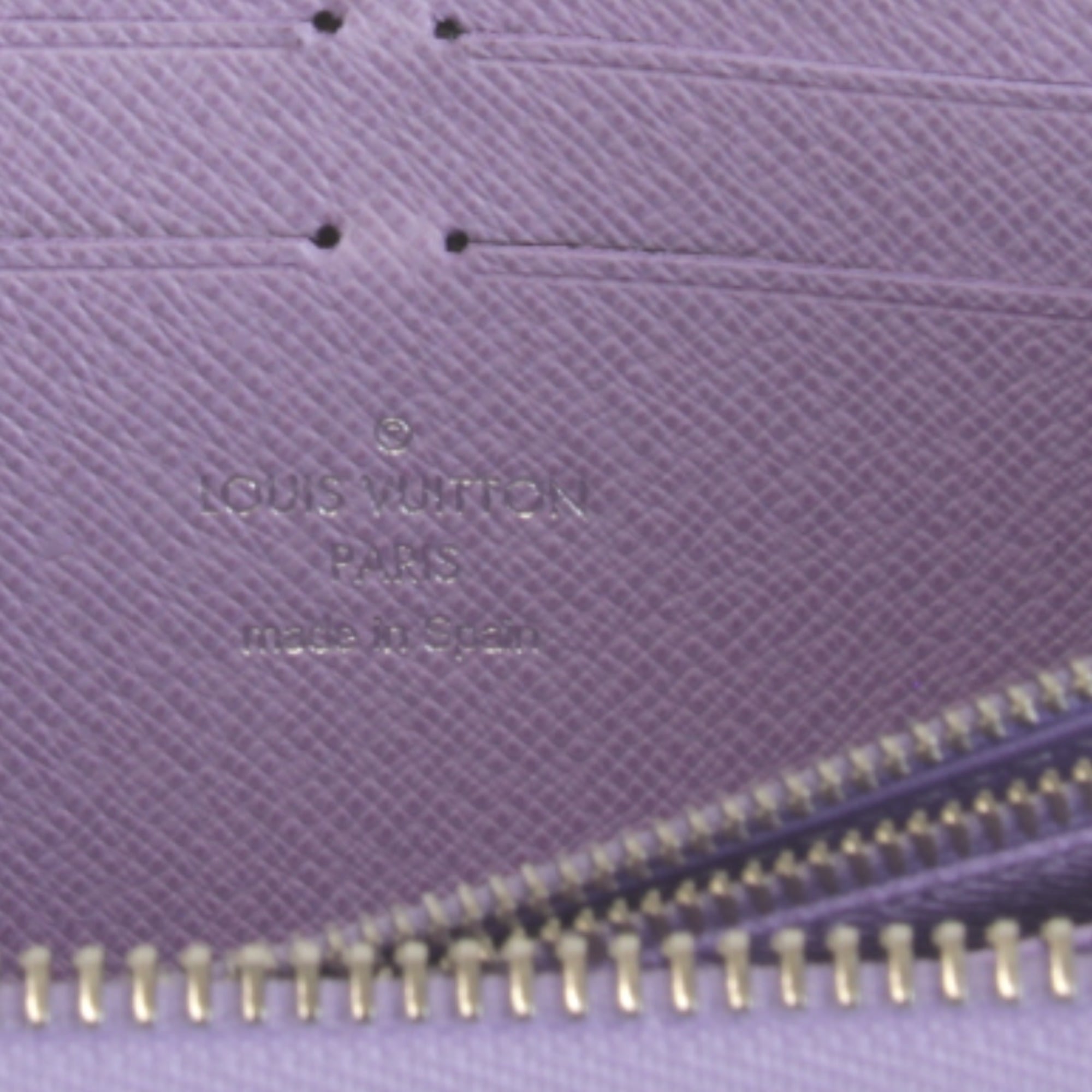 Louis Vuitton Purple Epi Leather Long Wallet (Bi-Fold) (Pre-Owned)