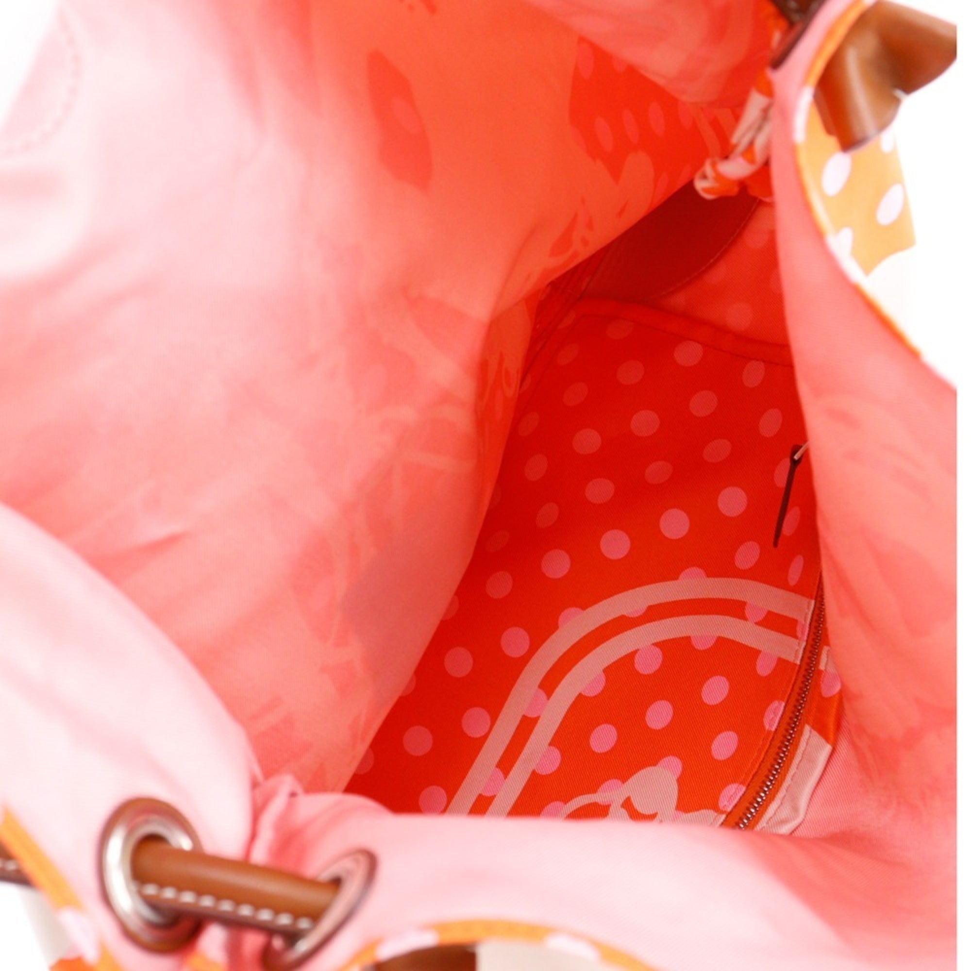 Hermes Orange Silk Shoulder Bag (Pre-Owned)